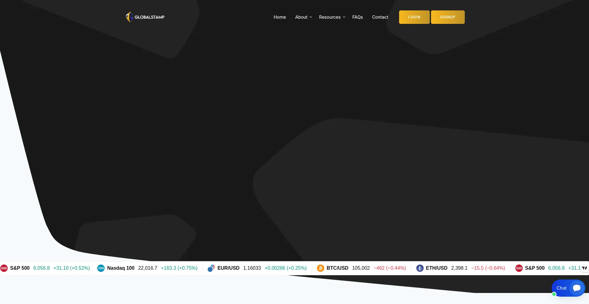 Website screenshot of Globalprostamp.com