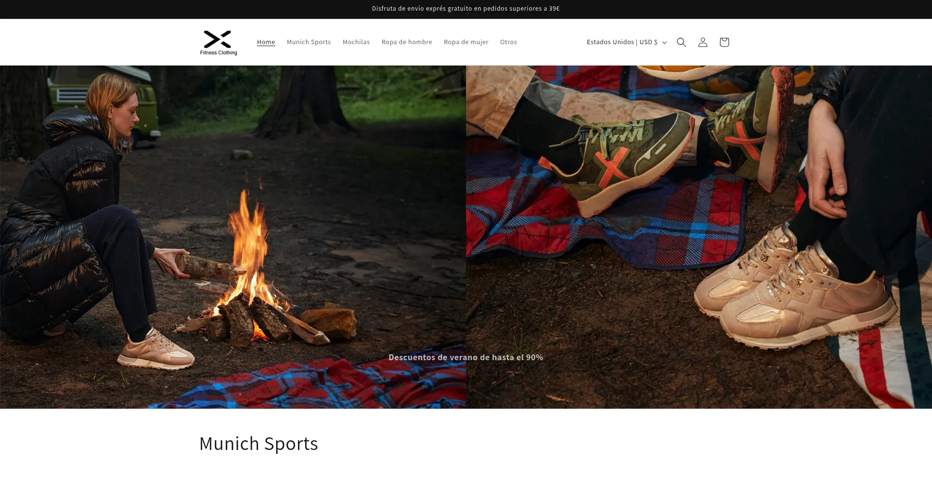 Website screenshot of Gloomx.shop
