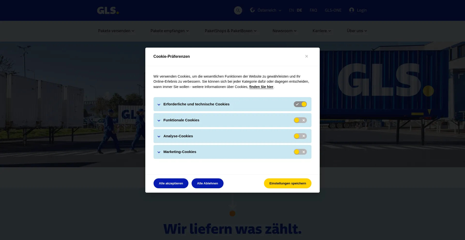 ¿És Seguro y Confiable Gls-austria.com?