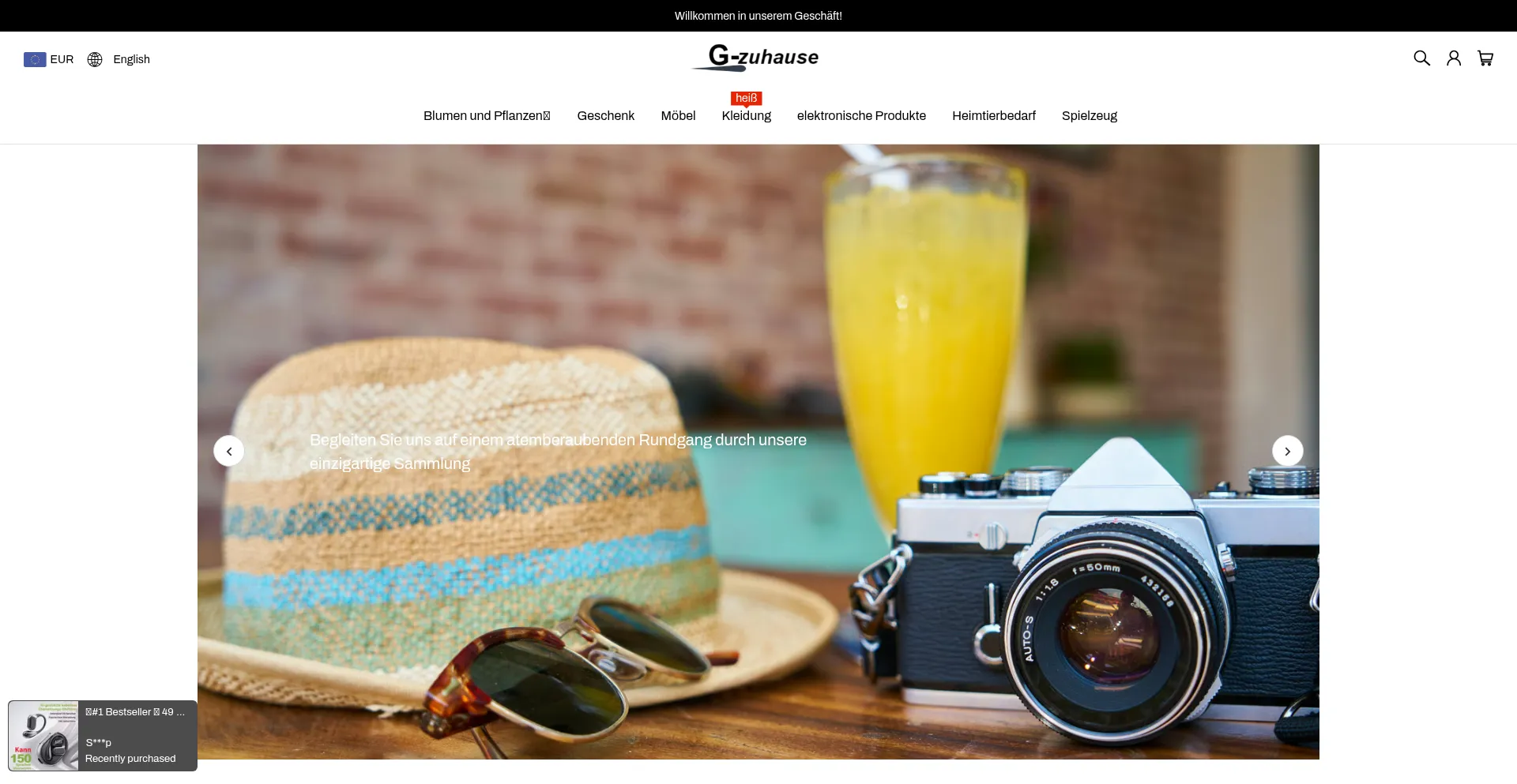 Website screenshot of Glucklich-zuhause.de