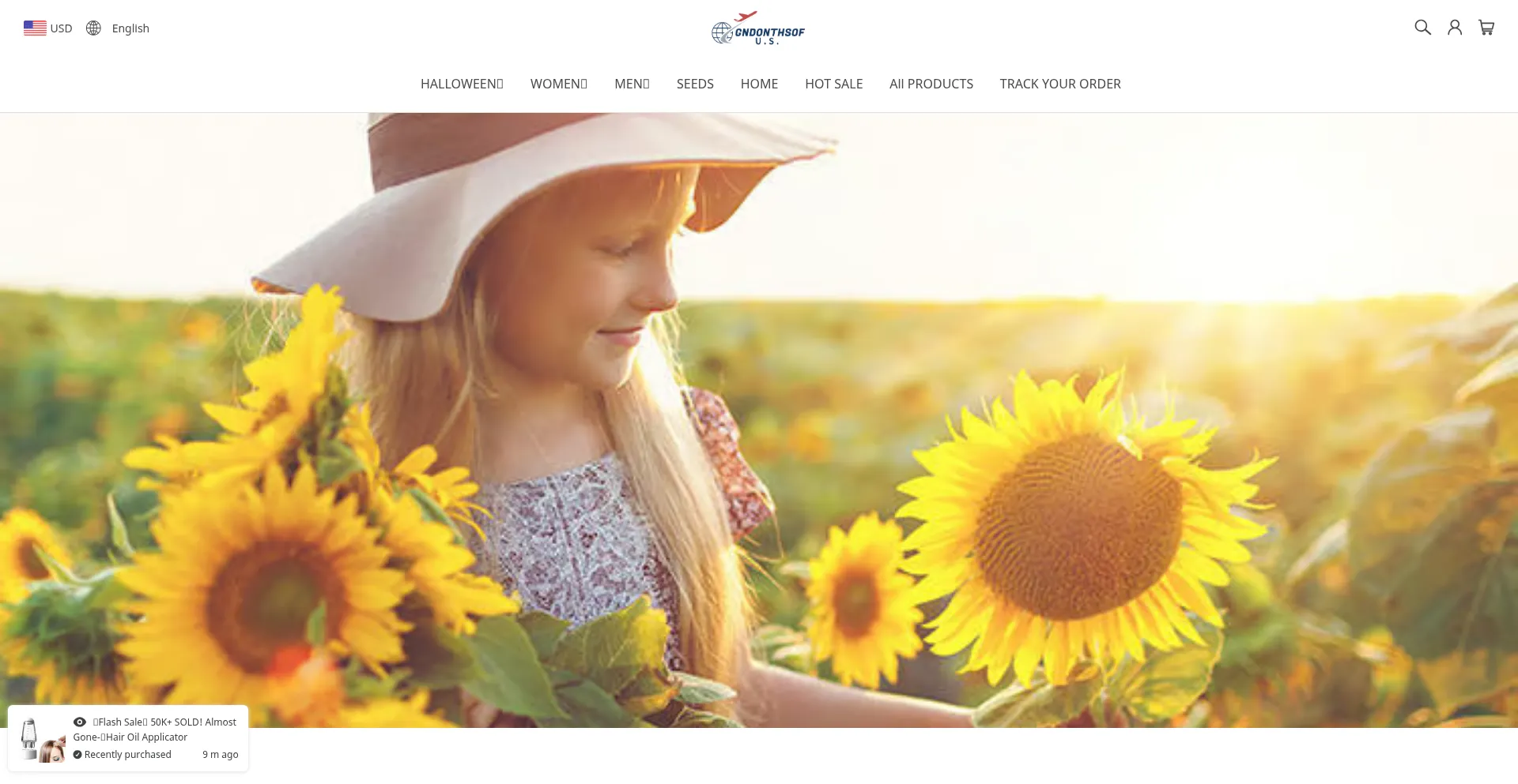 Website screenshot of Gndonthsof.com