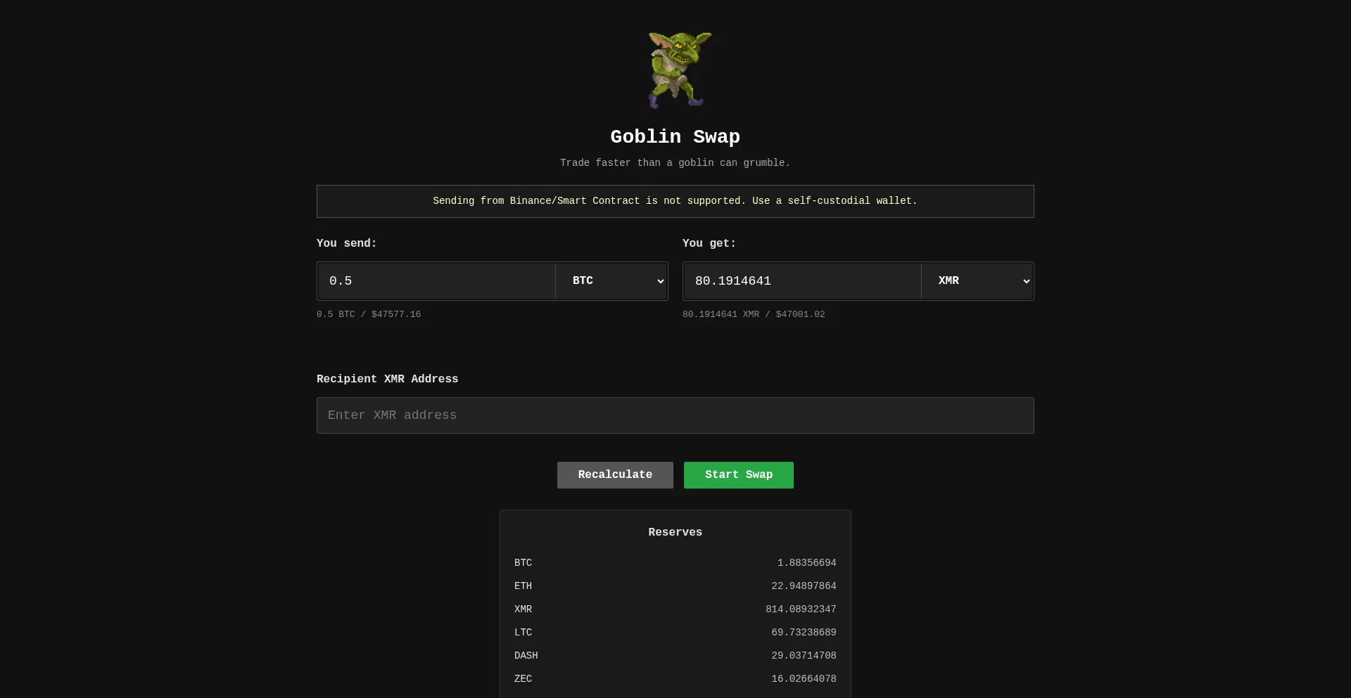 Goblinswap.io