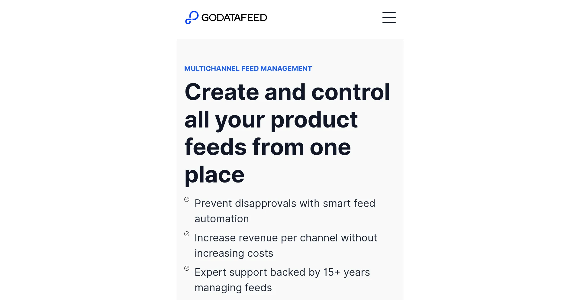 Godatafeed.online