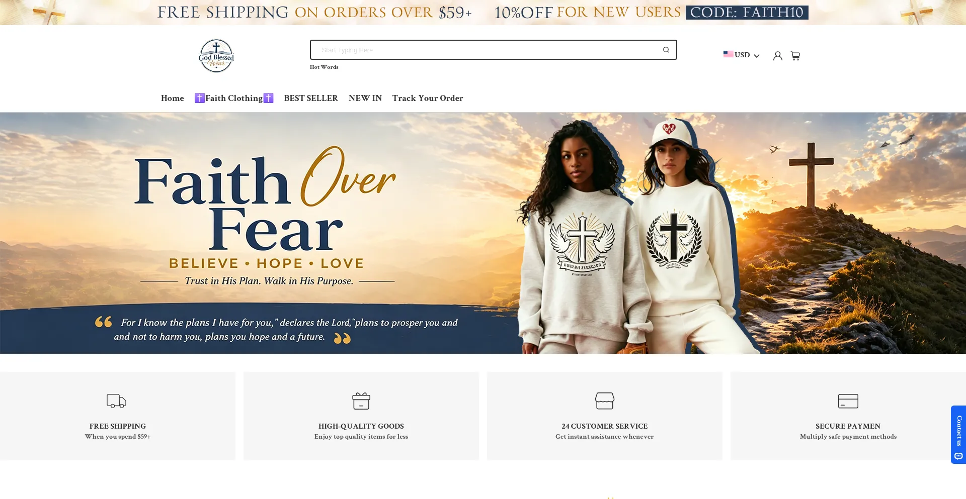 Godblessedwear.com