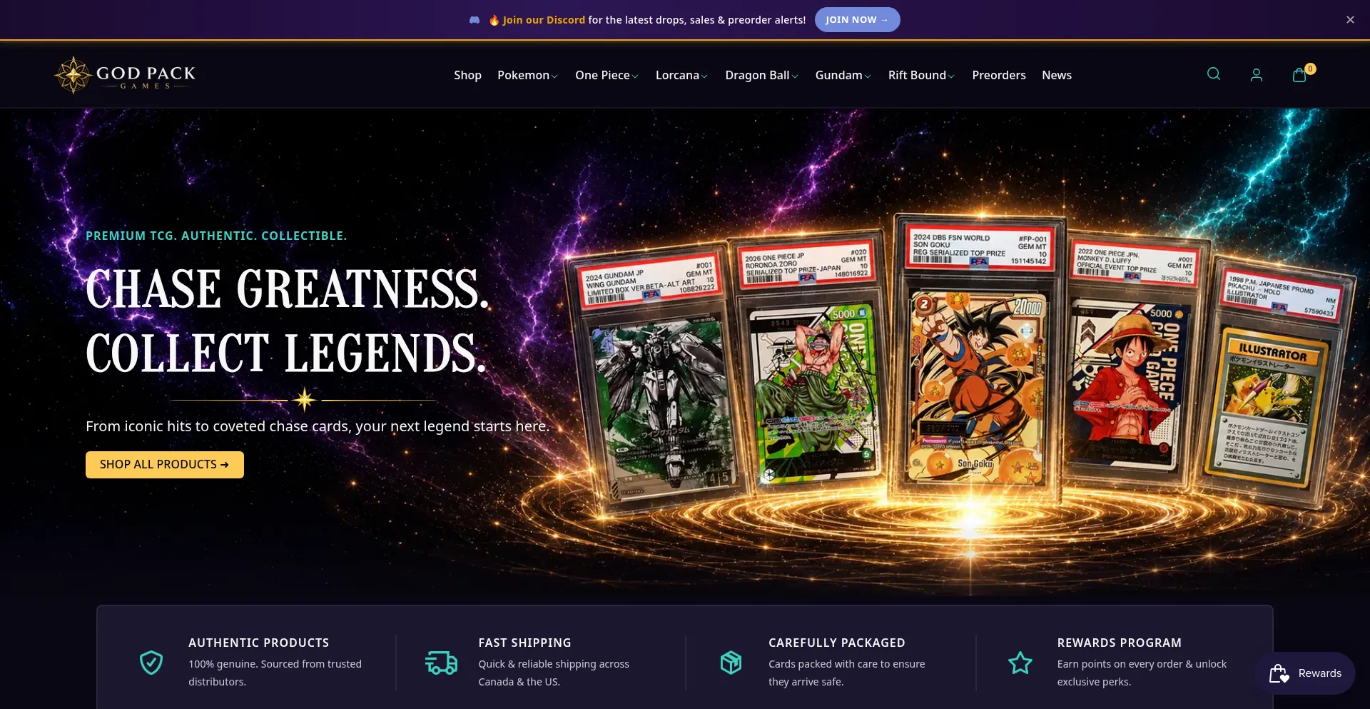 Godpackgames.ca