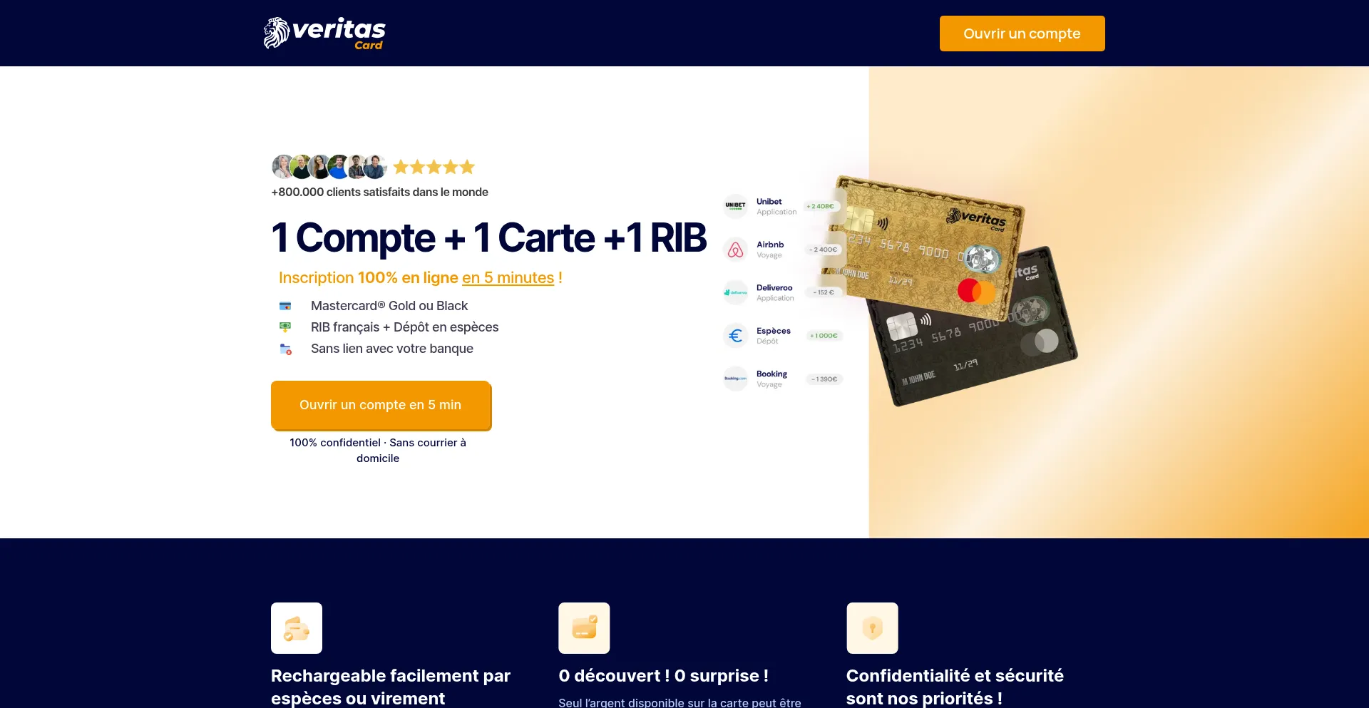 ¿És Seguro y Confiable Gold.cardveritas.com?