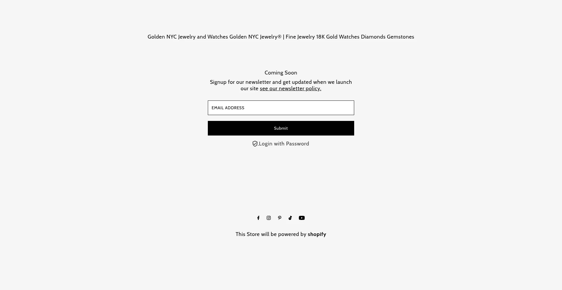 Goldennycjewelry.com Screenshot