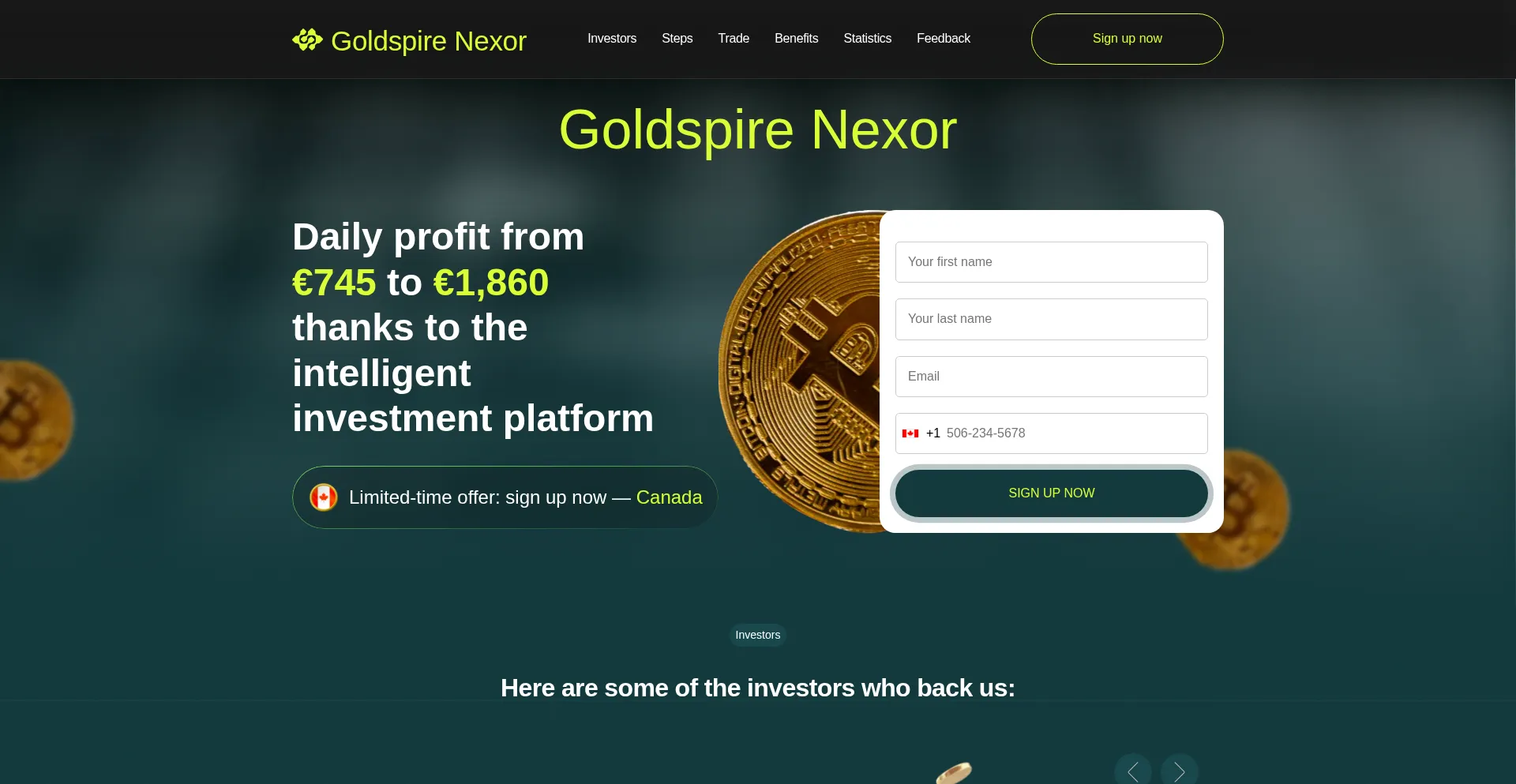 Goldspirenexor-ca.com