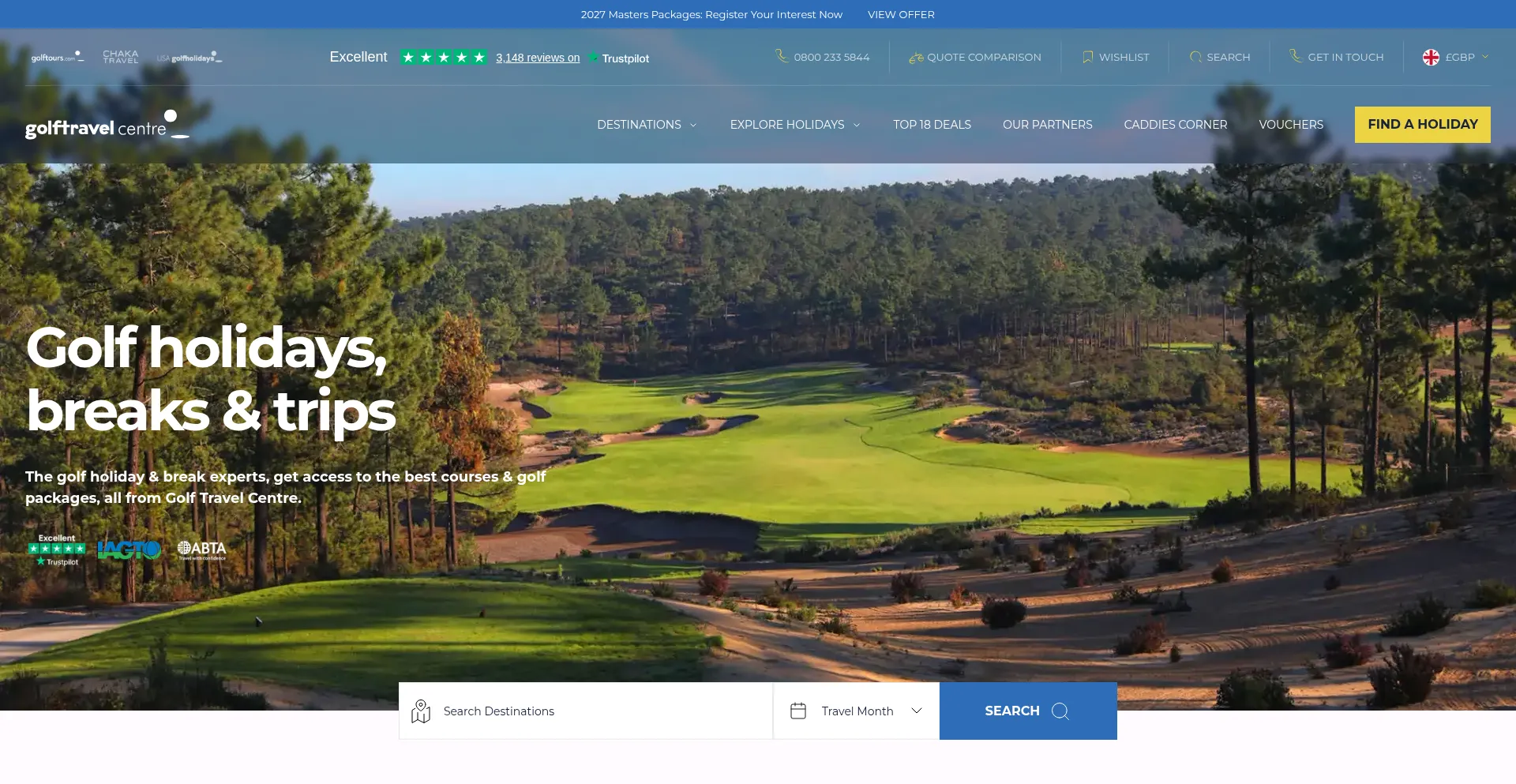 Golftravelcentre.com