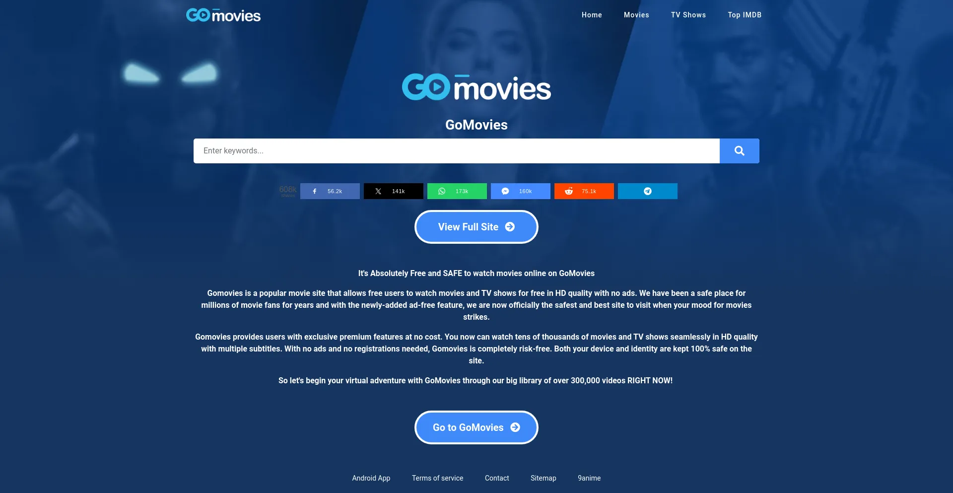 Gomovies.sx Informe de Escaneo