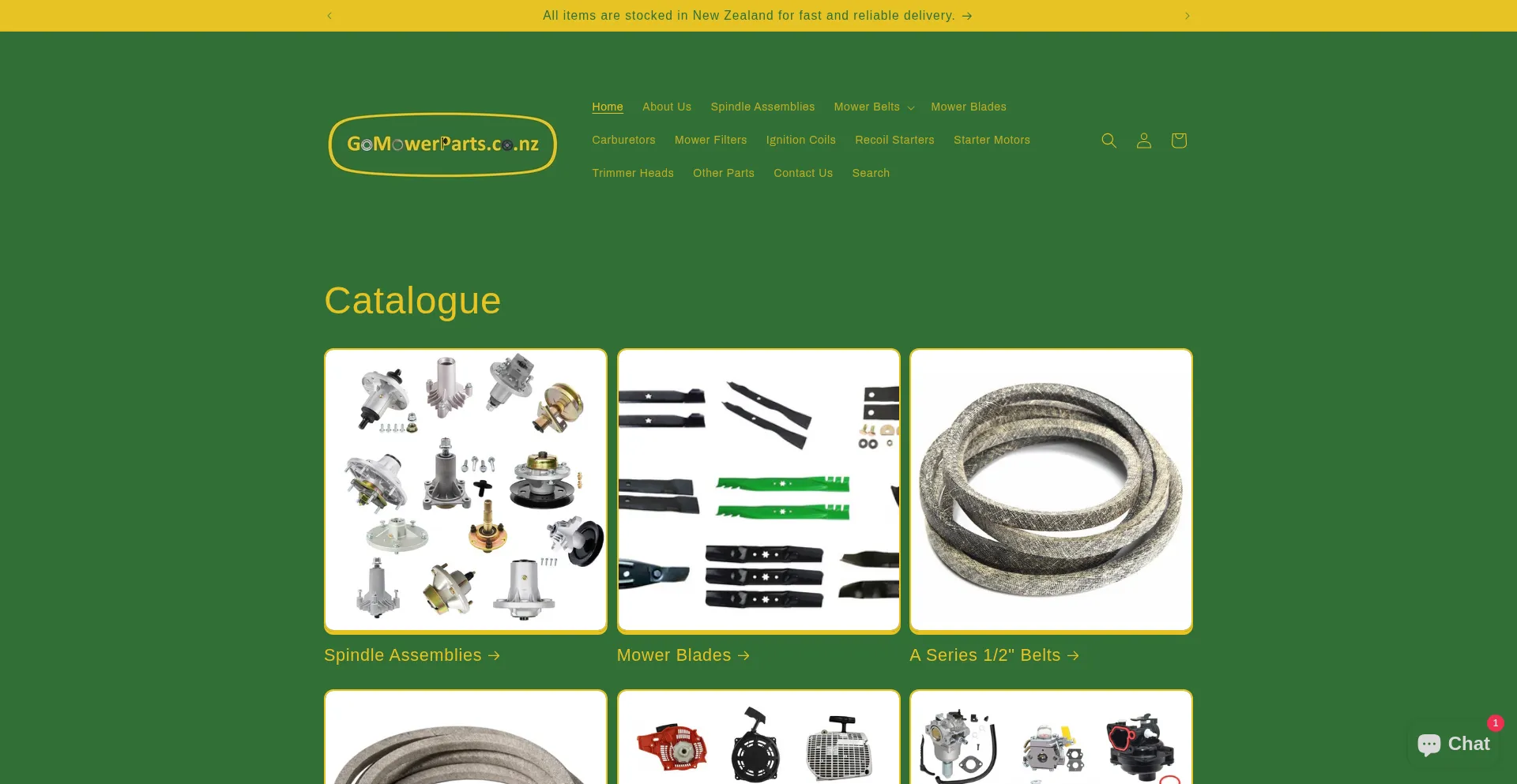 Gomowerparts.co.nz