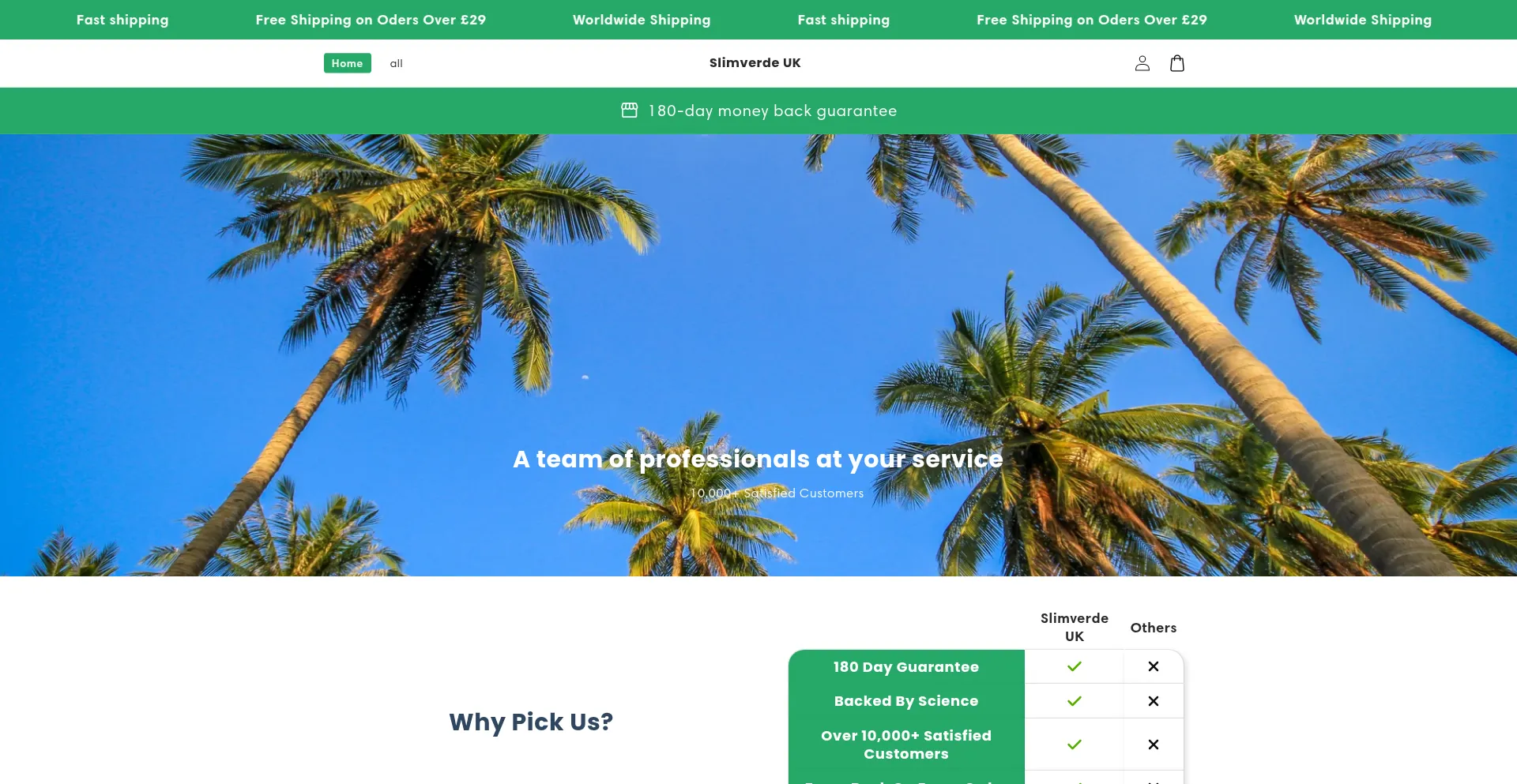 Website screenshot of Goodteg.com