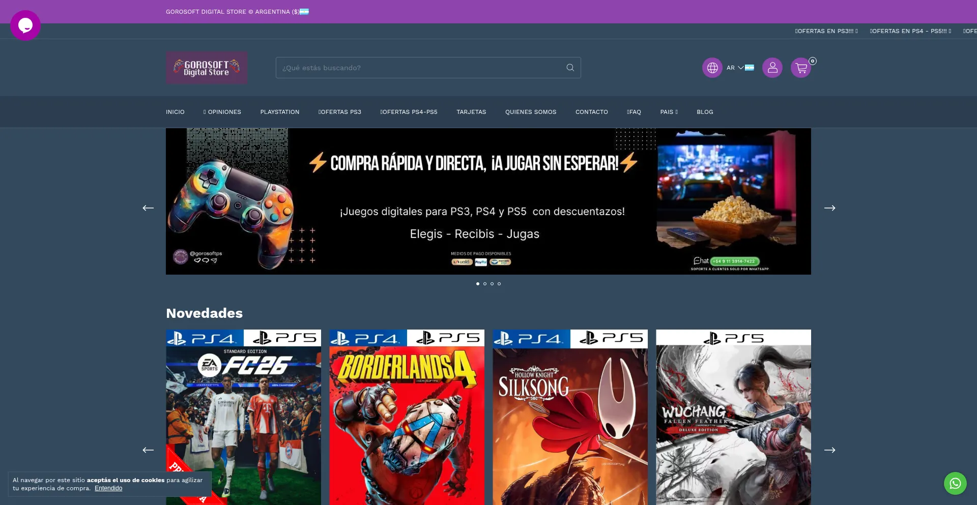Gorosoft.com.ar Screenshot