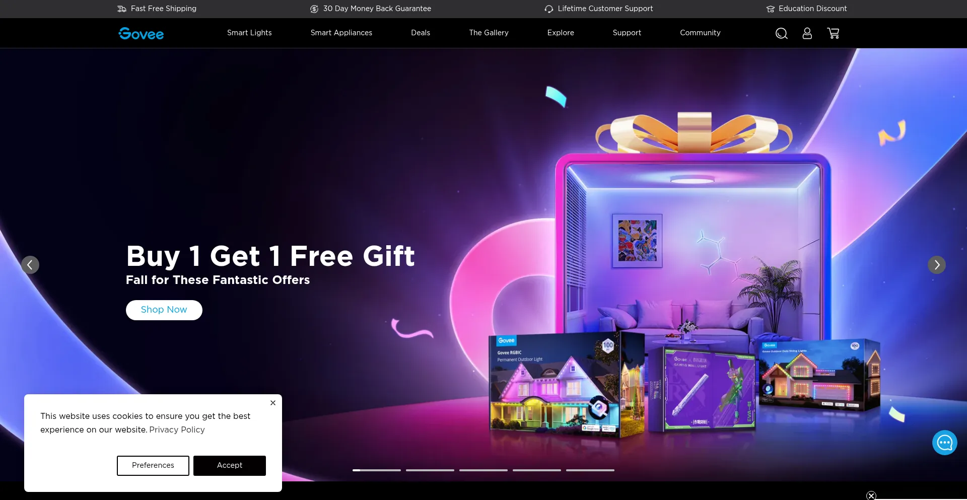 Govee.com Screenshot