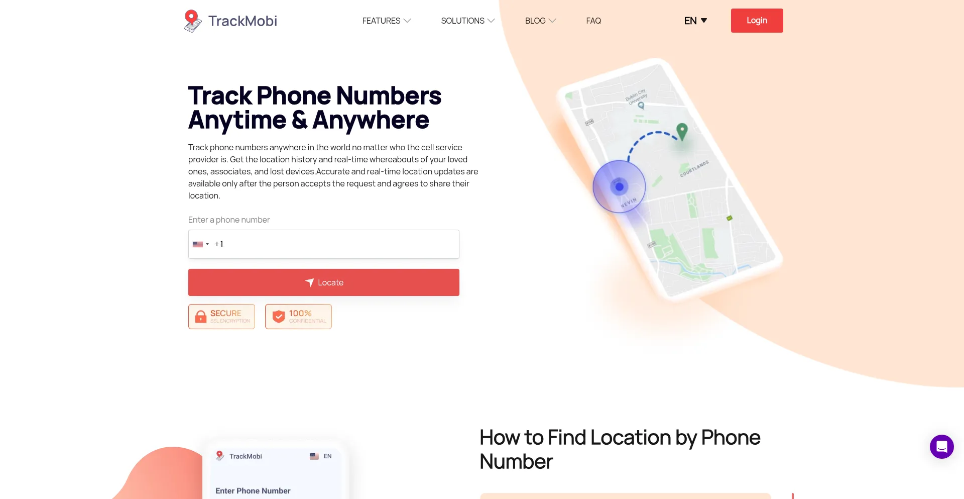 Website screenshot of Gps-phone.net