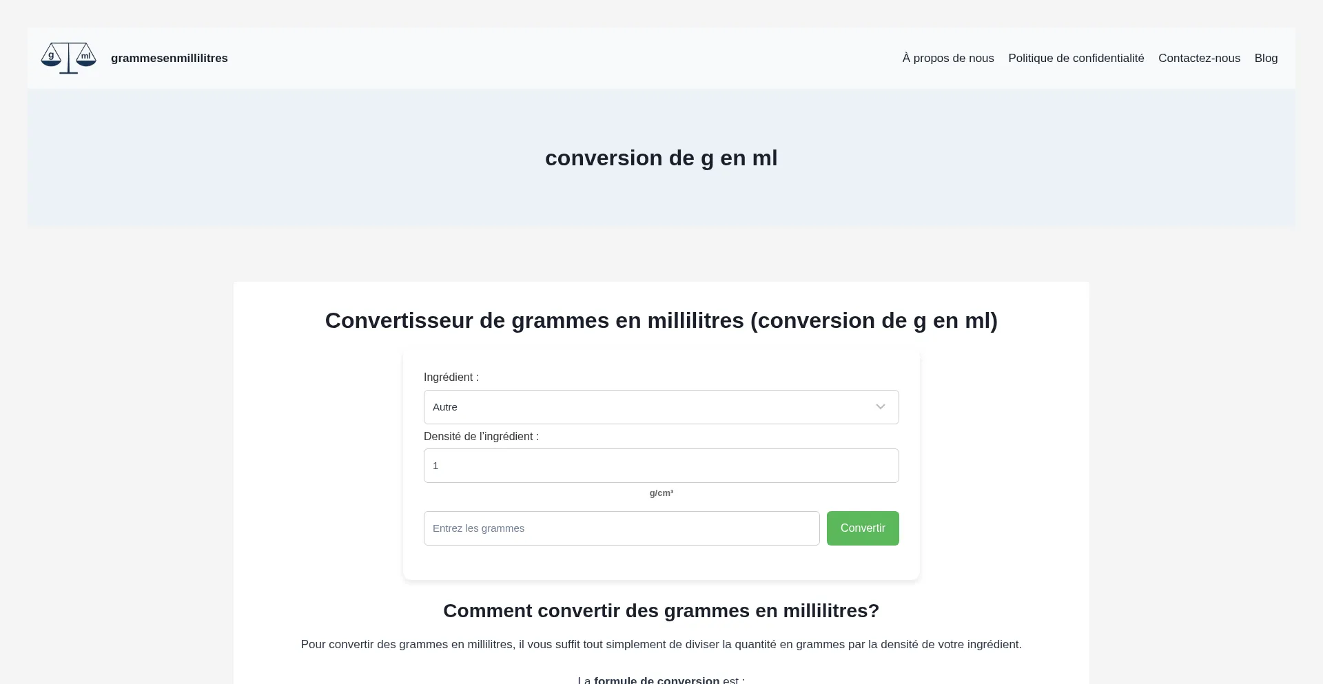 ¿És Seguro y Confiable Grammesen-millilitres.com?