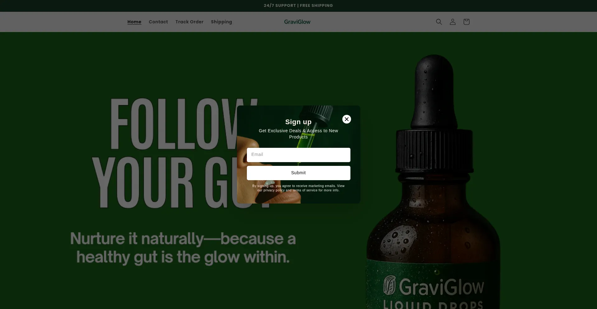 ¿És Seguro y Confiable Graviglow.shop?