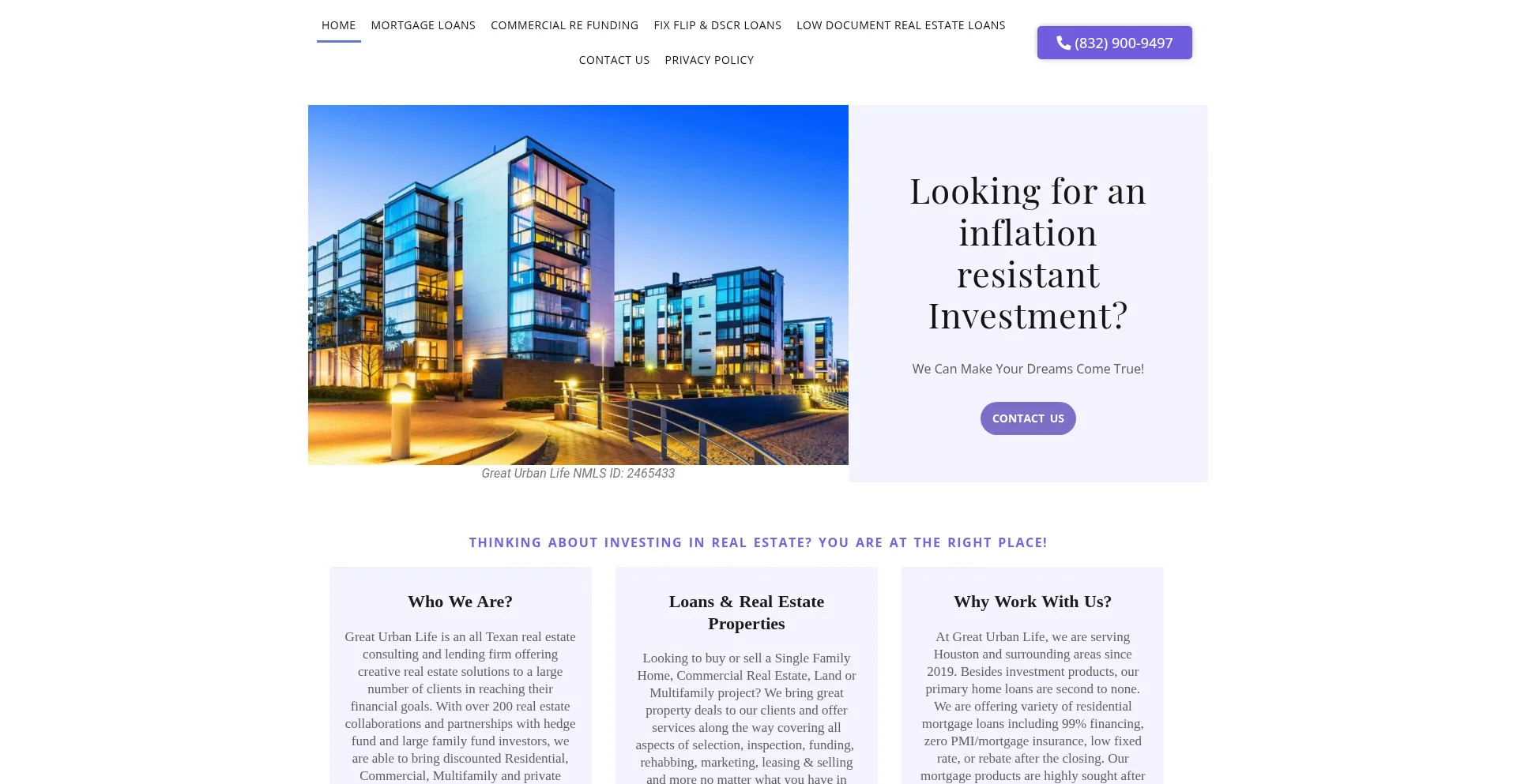Greaturbanlife.com Screenshot