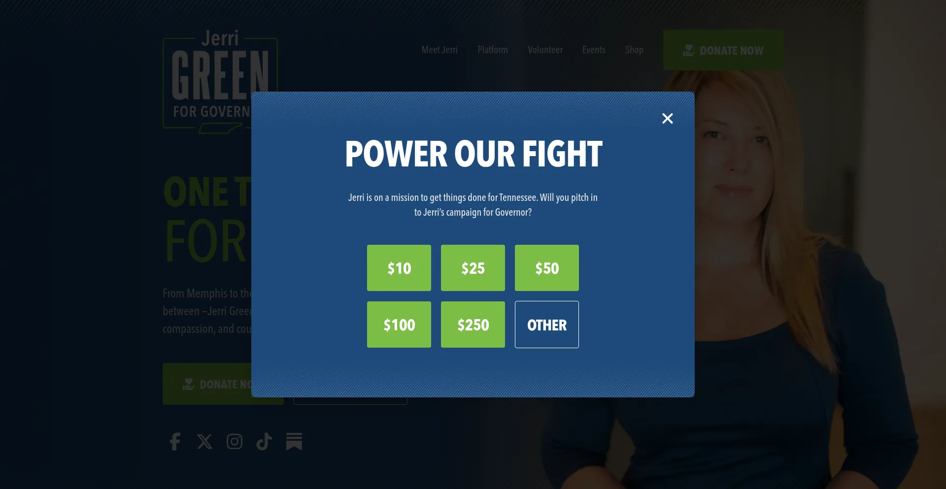 Greenforgovernor.com