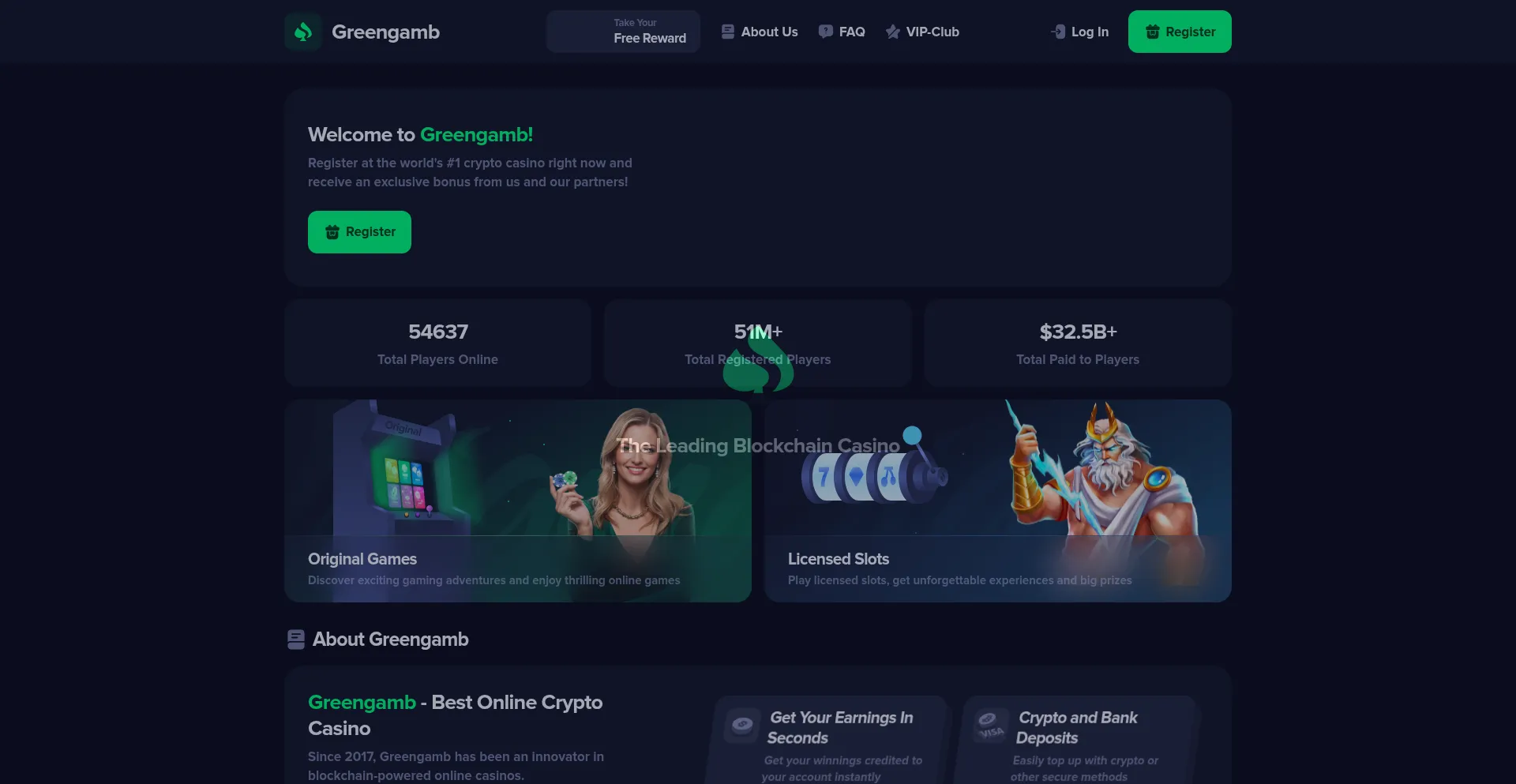 ¿És Seguro y Confiable Greengamb.com?