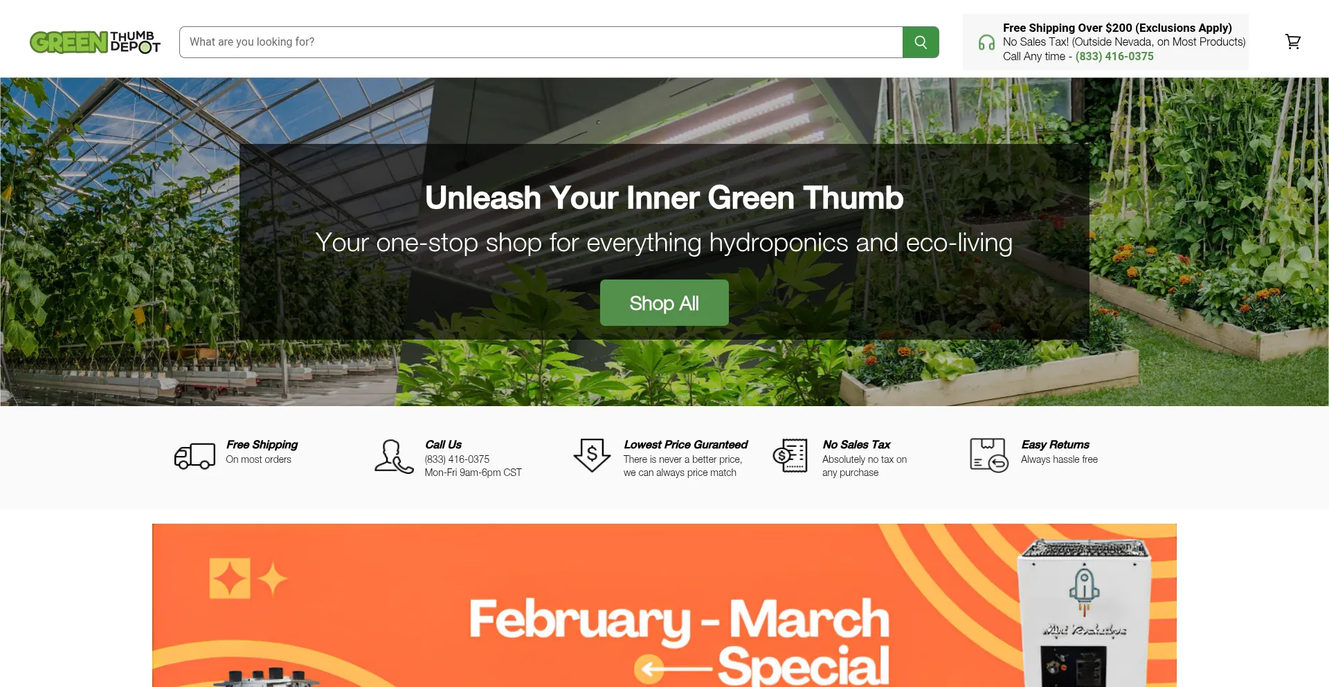 ¿És Seguro y Confiable Greenthumbdepot.com?