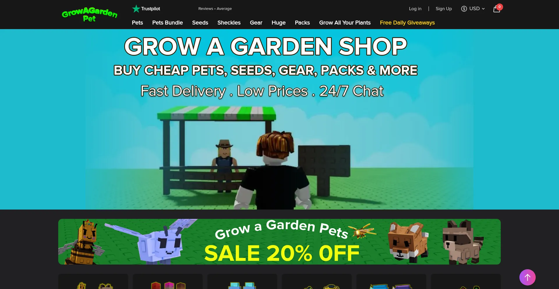 Growagardenpet.com Screenshot