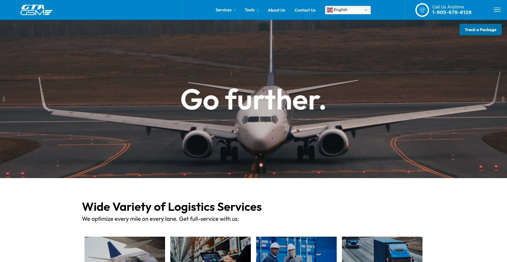 Website screenshot of Gtagsm.com