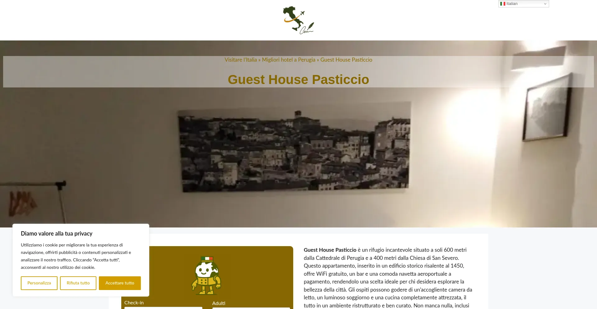¿És Seguro y Confiable Guest-house-pasticcio.dreaminginrome.com?
