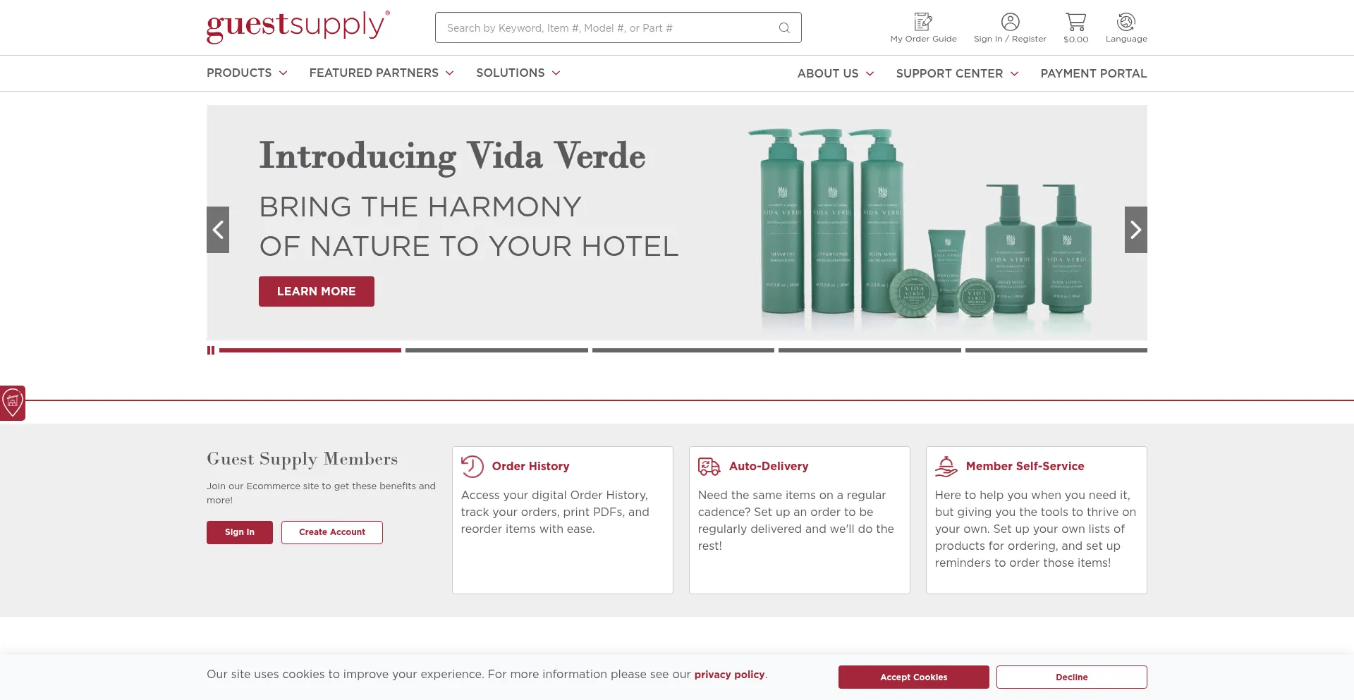 Guestsupply.com Screenshot