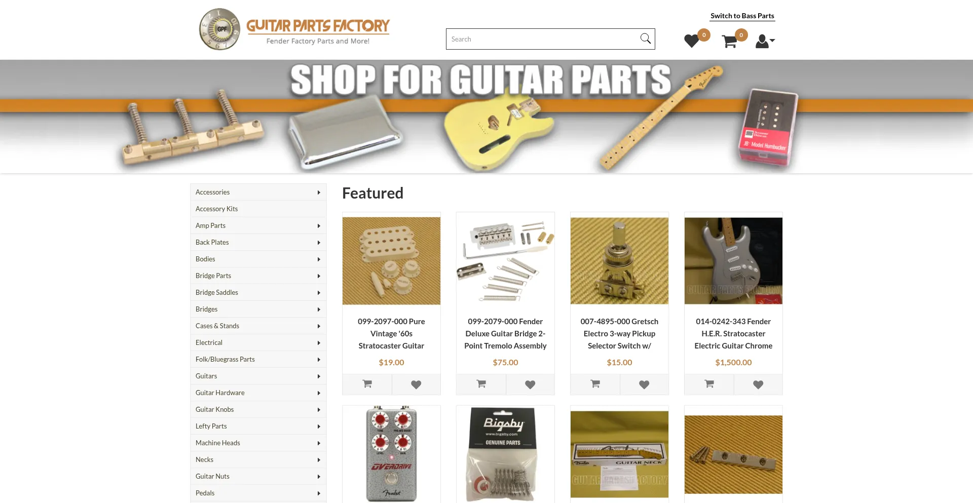 ¿És Seguro y Confiable Guitarpartsfactory.us?