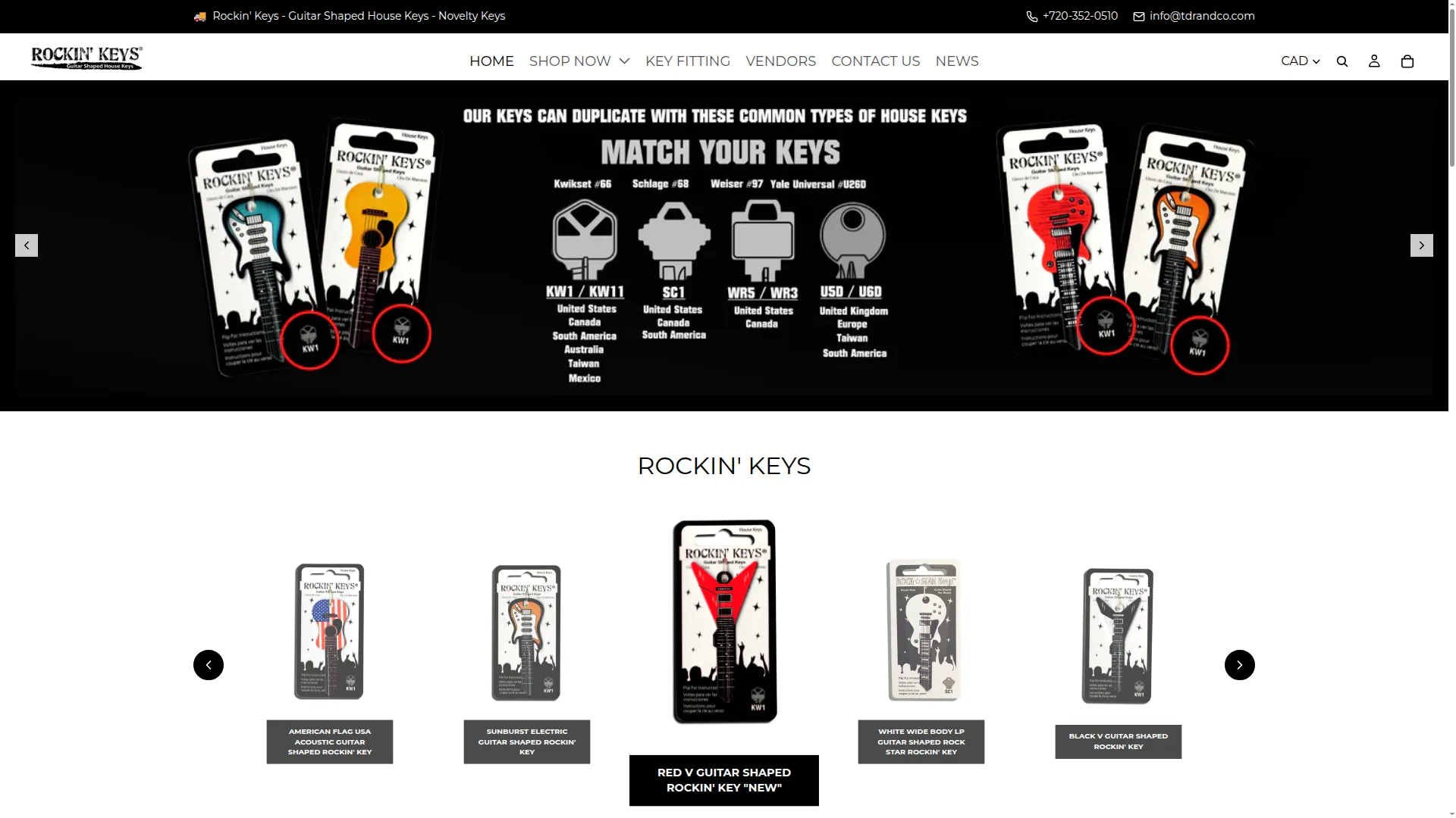 Guitarshapedkeys.com