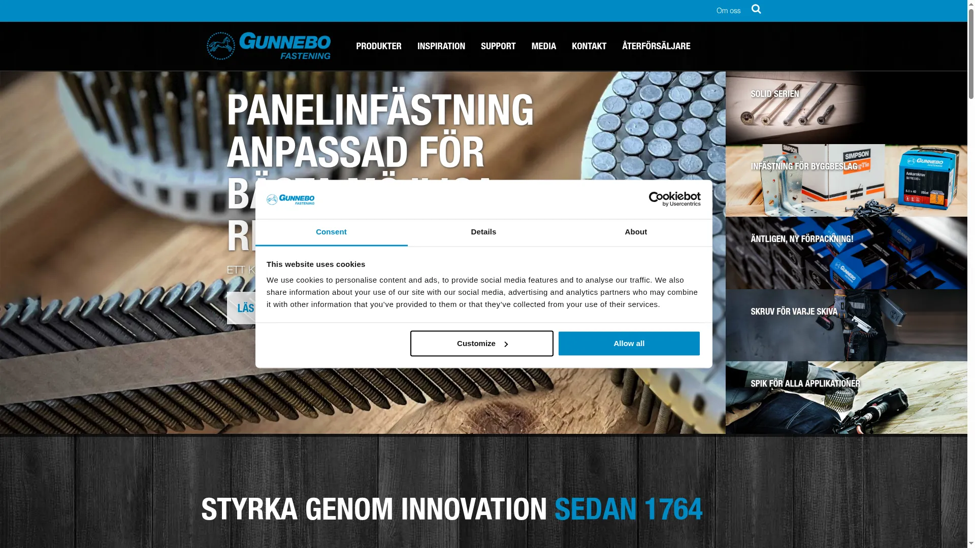 Gunnebofastening.se