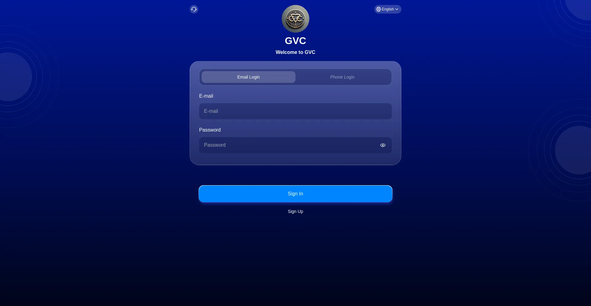 Website screenshot of Gvc-mall.vip