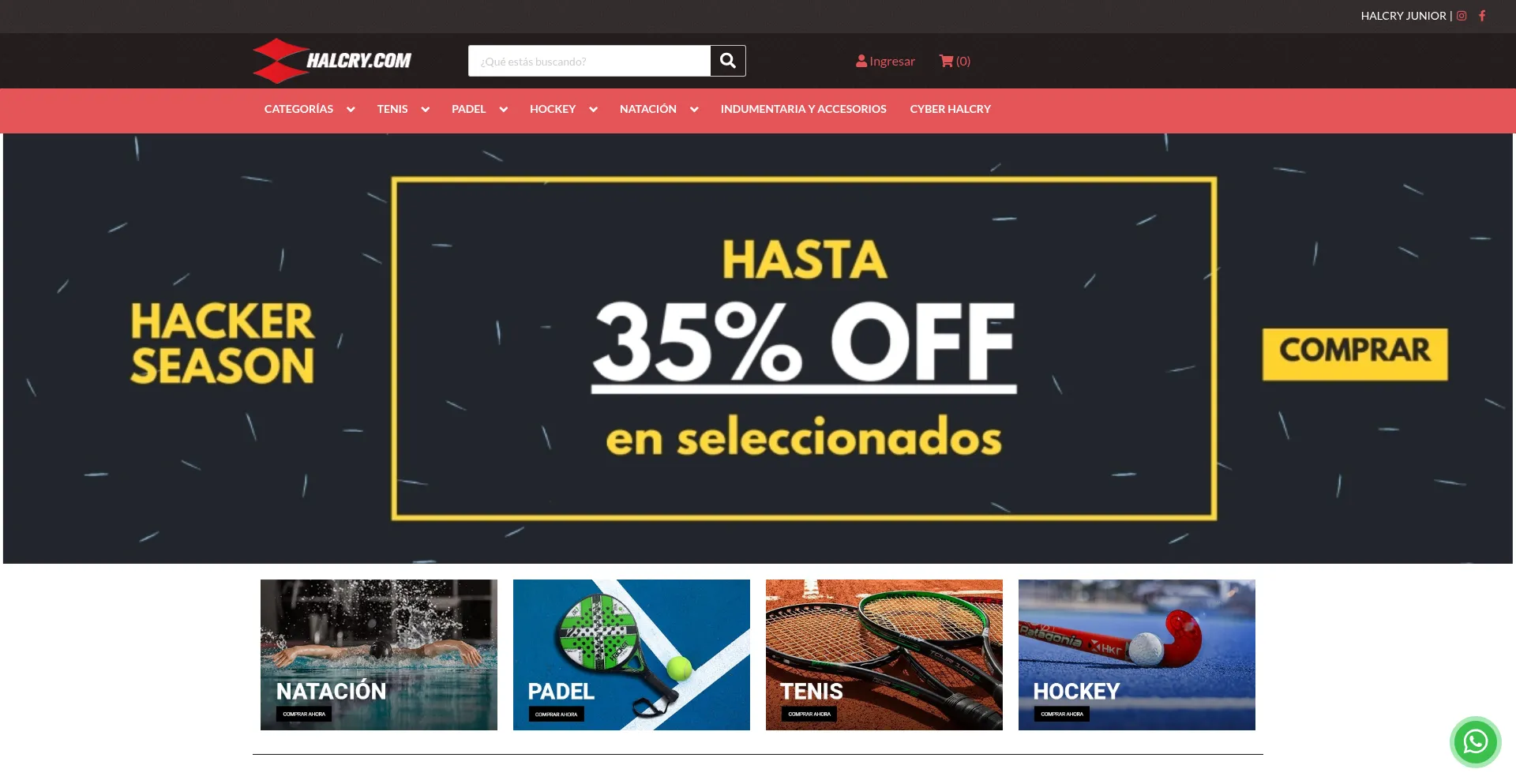 Halcry.com Screenshot