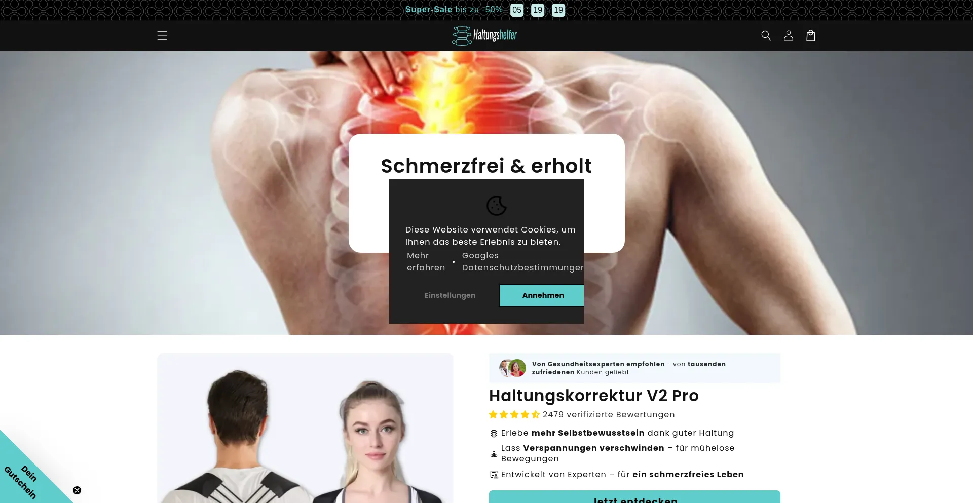 ¿És Seguro y Confiable Haltungshelfer.com?