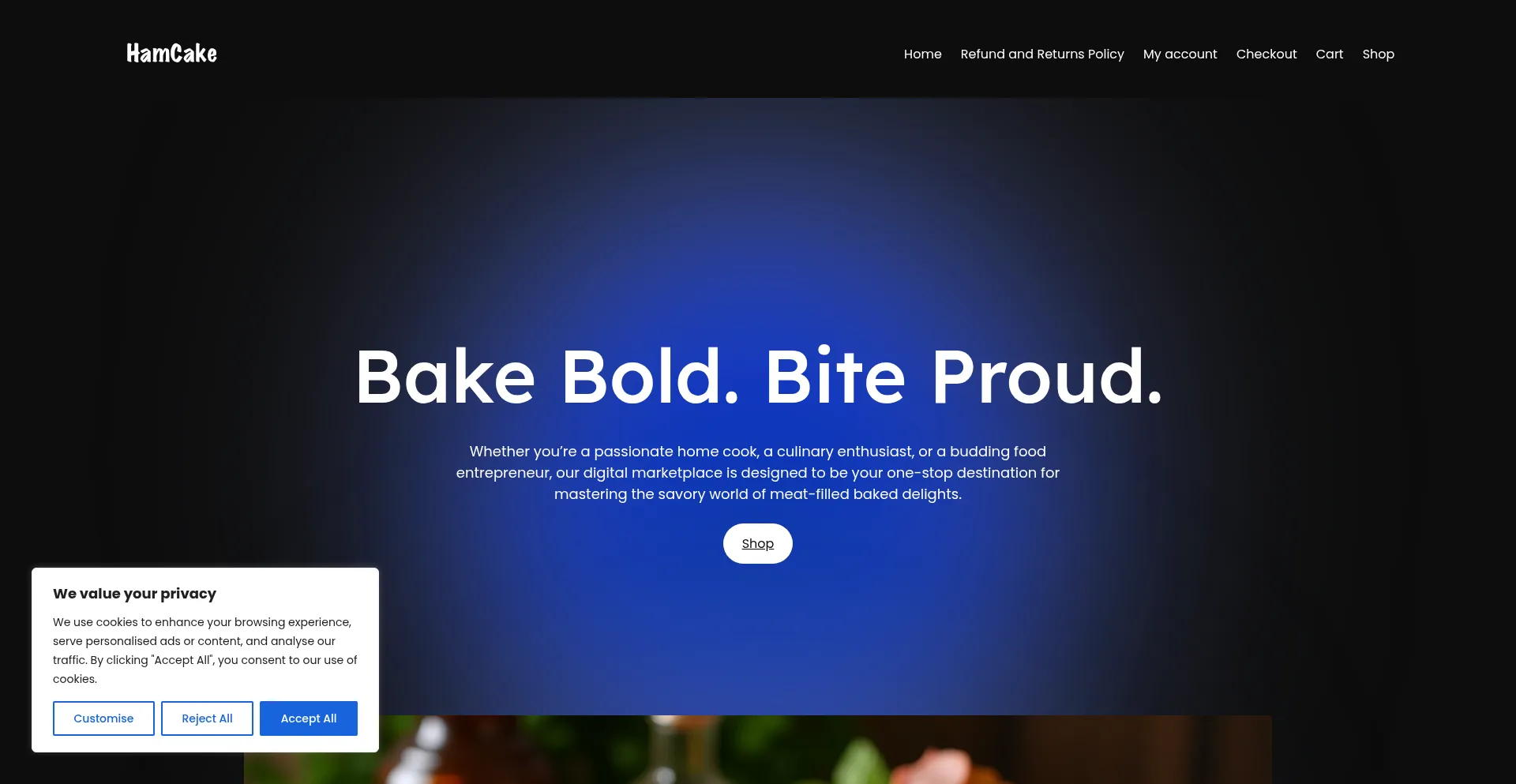 Website screenshot of Ham-ke.xyz