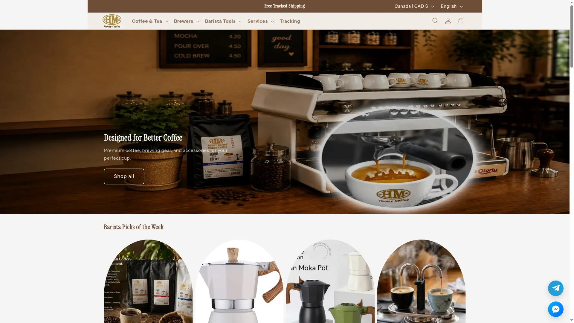 Hameycoffee.com