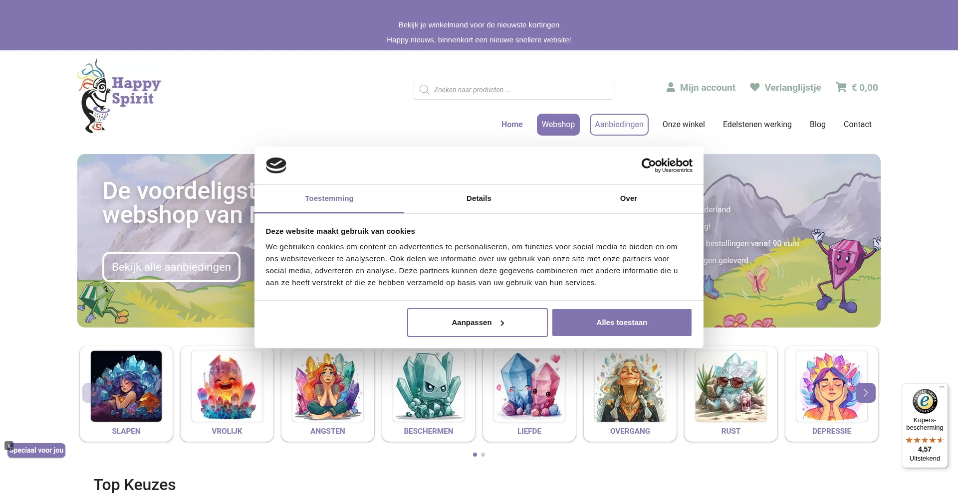 ¿És Seguro y Confiable Happy-spirit.nl?
