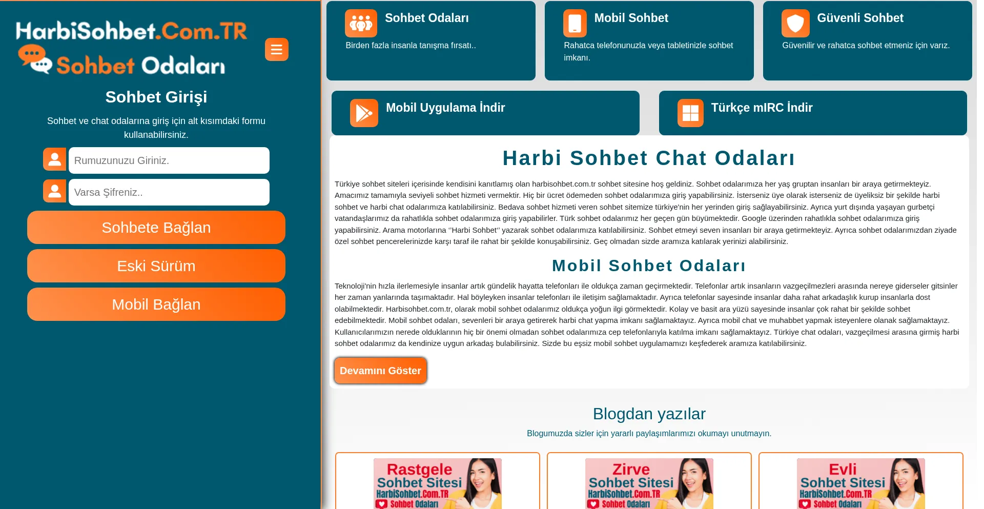 ¿És Seguro y Confiable Harbisohbet.com.tr?