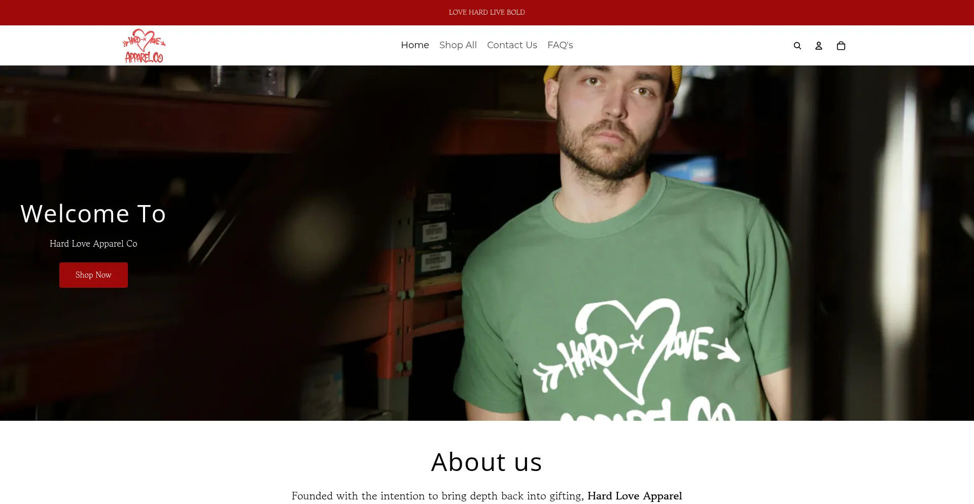 Hardloveapparelco.com