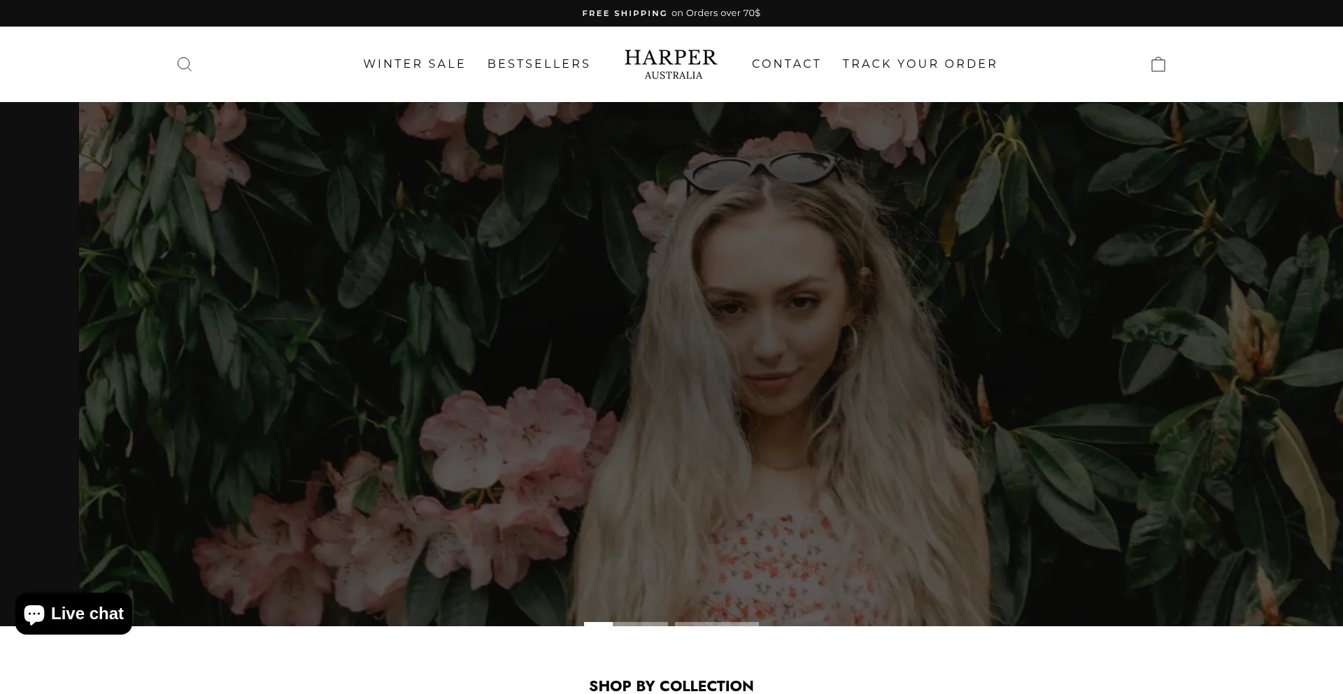 Website screenshot of Harper-australia.com