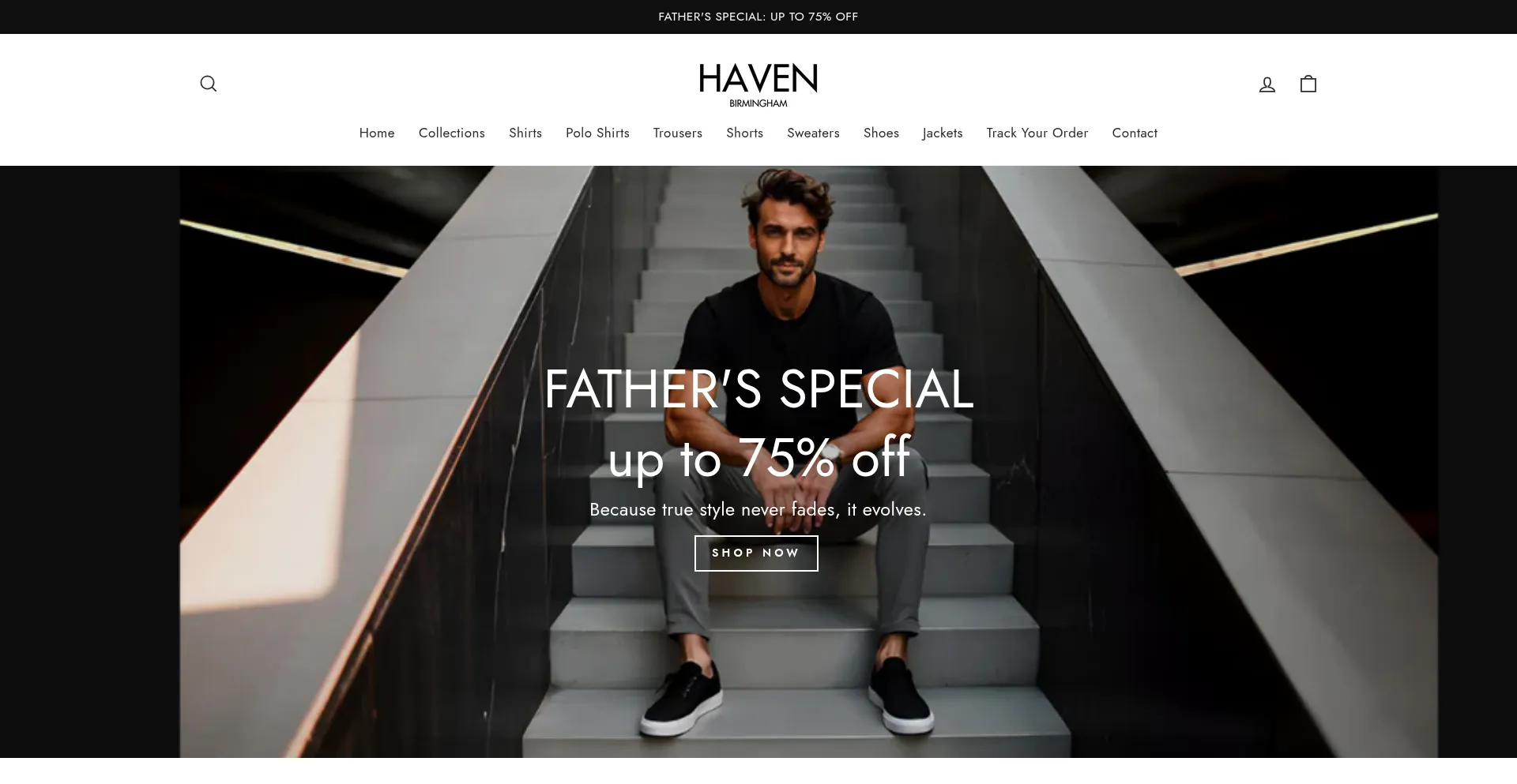 Website screenshot of Haven-birmingham.com