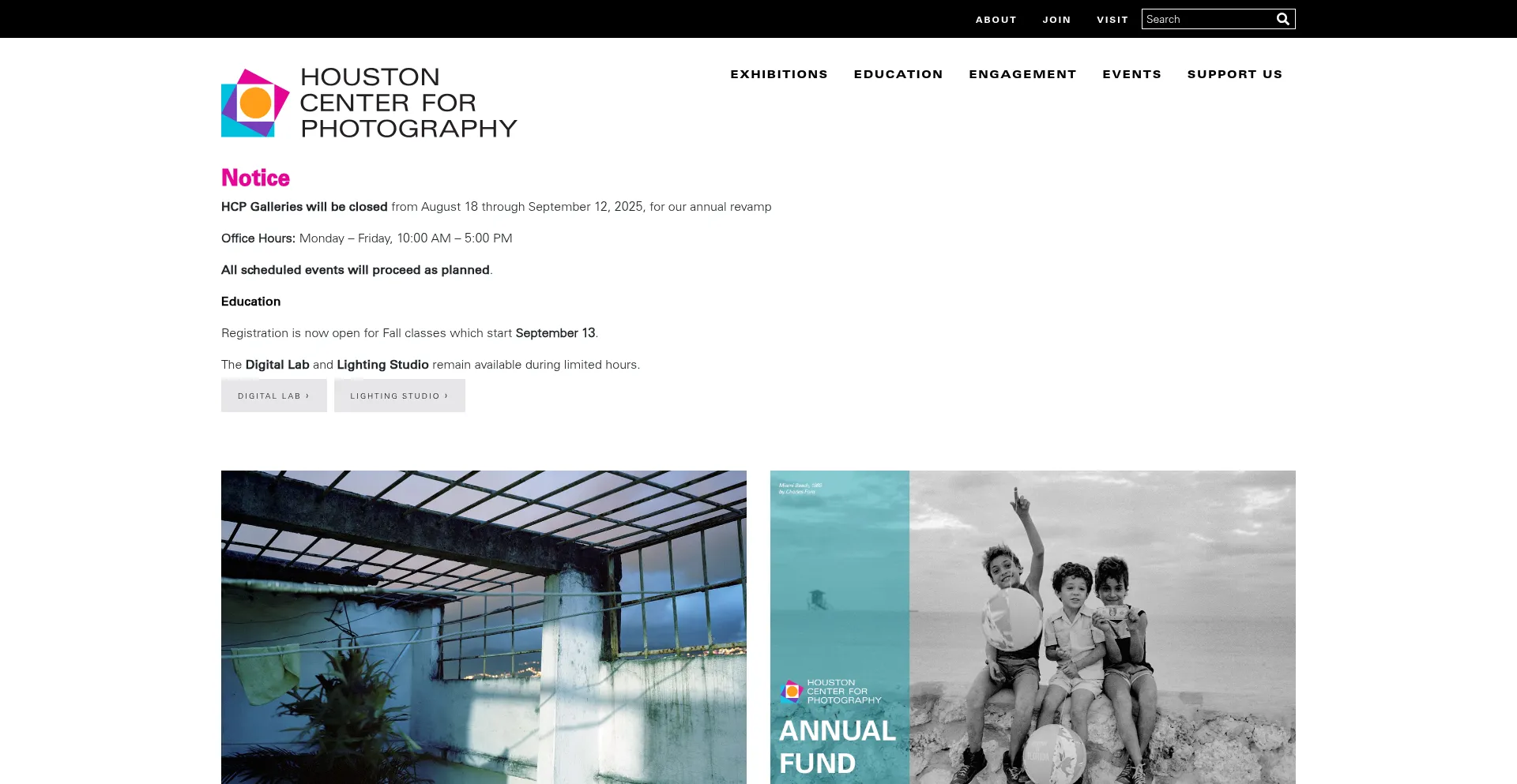 Website screenshot of Hcponline.org