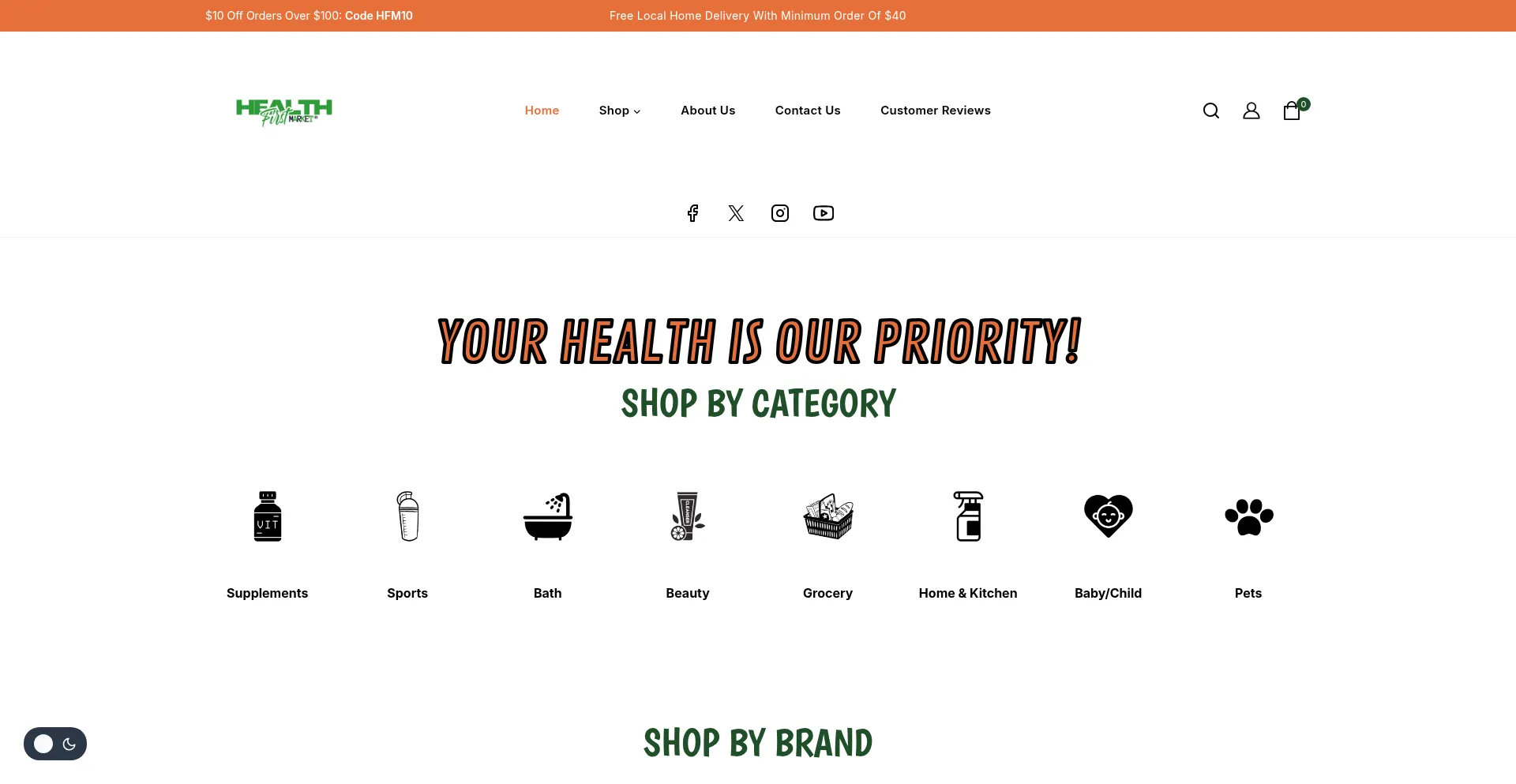 ¿És Seguro y Confiable Healthfirstmarket.com?