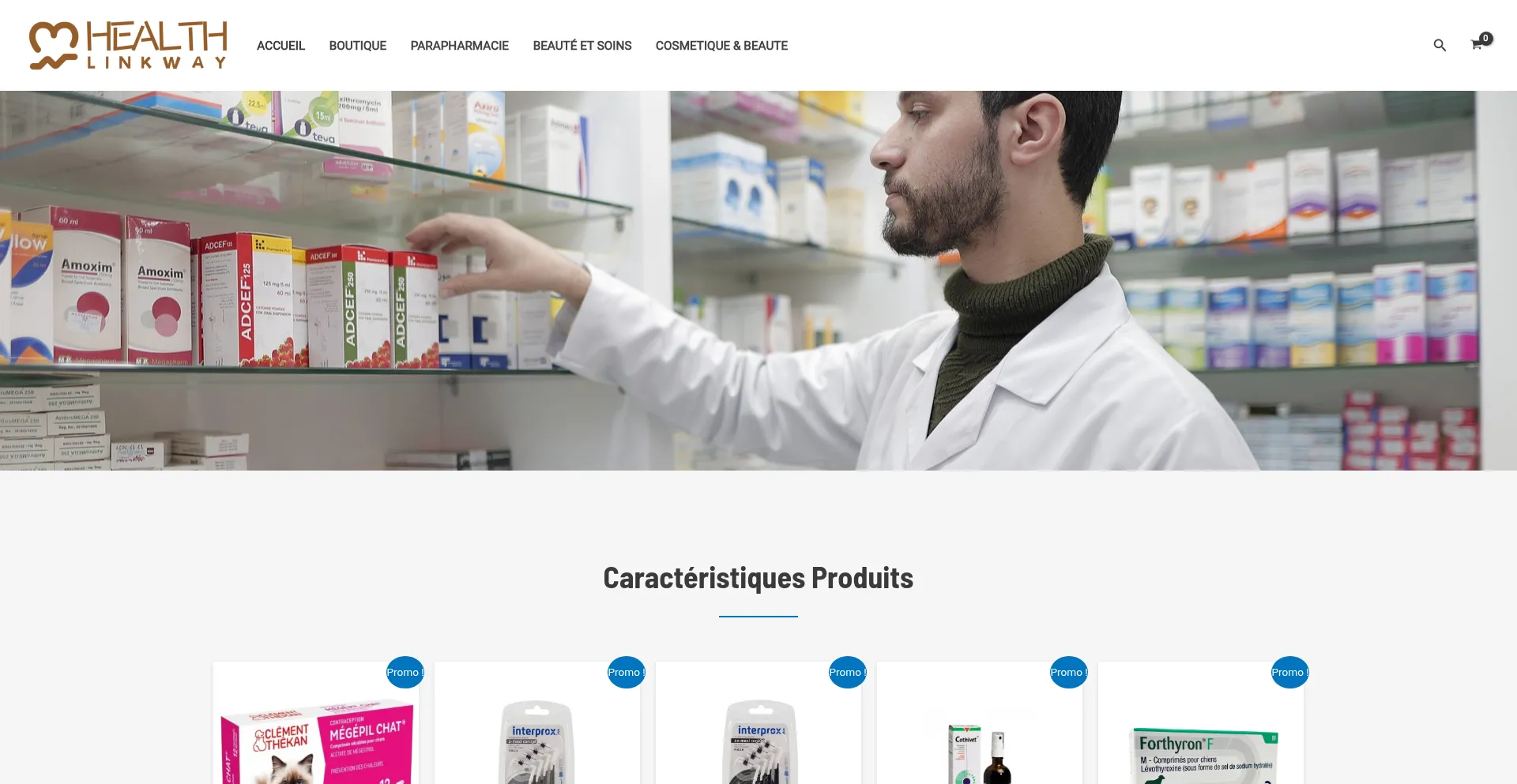 Website screenshot of Healthlinkway.com