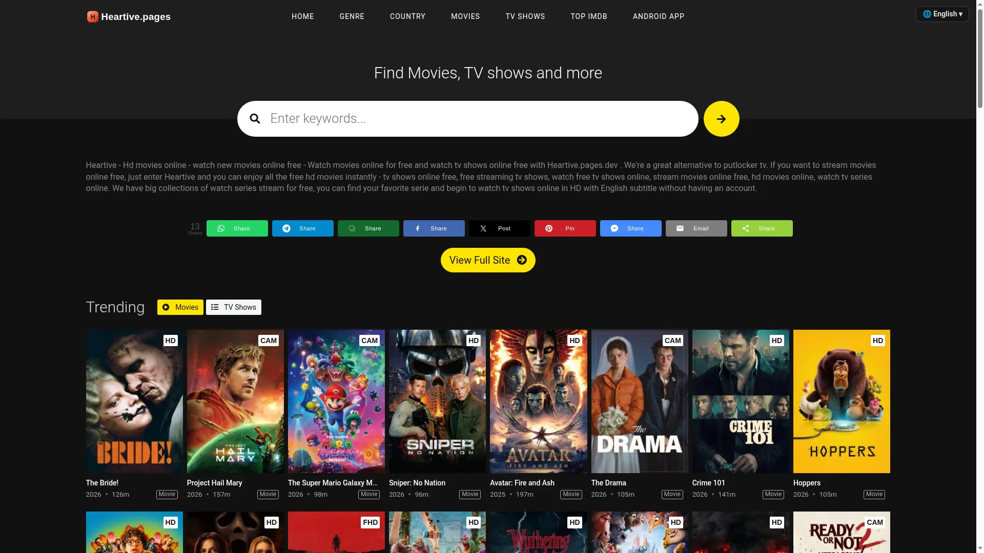 Heartivetv.cfd