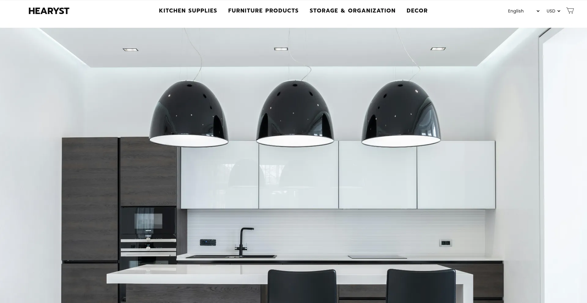 Website screenshot of Hearyst.com