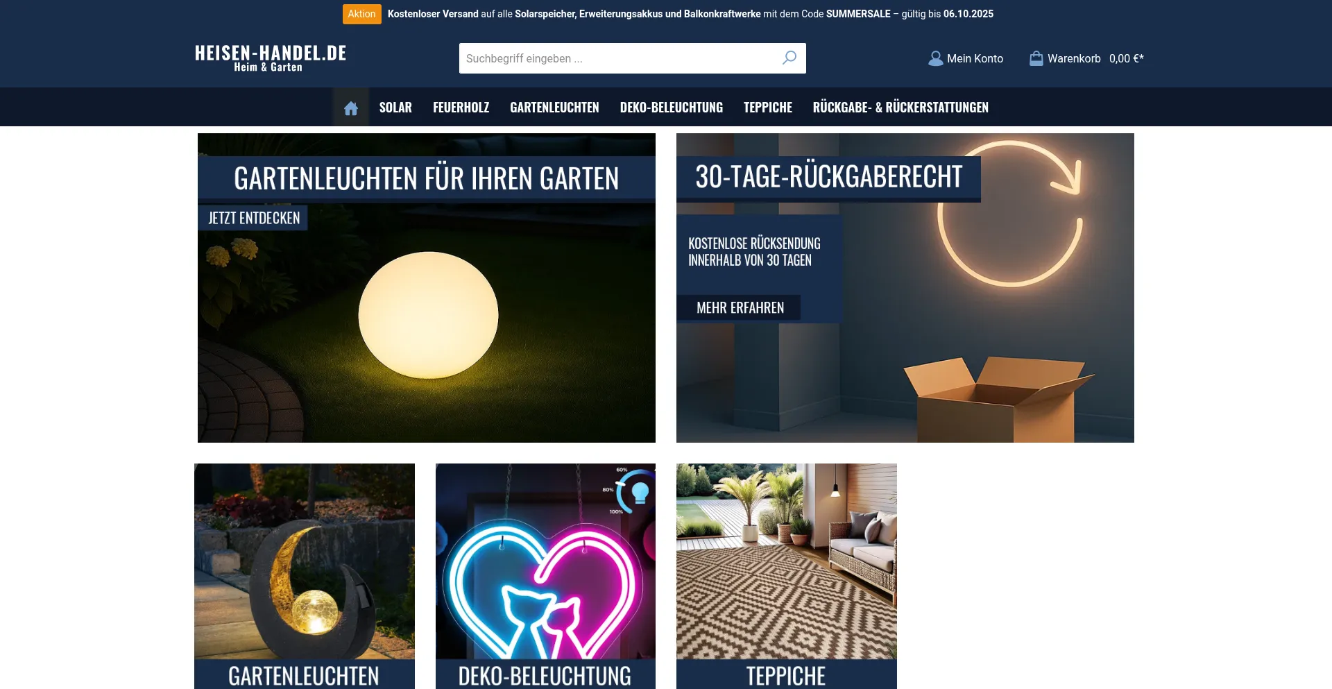 Heisen-handel.de Screenshot