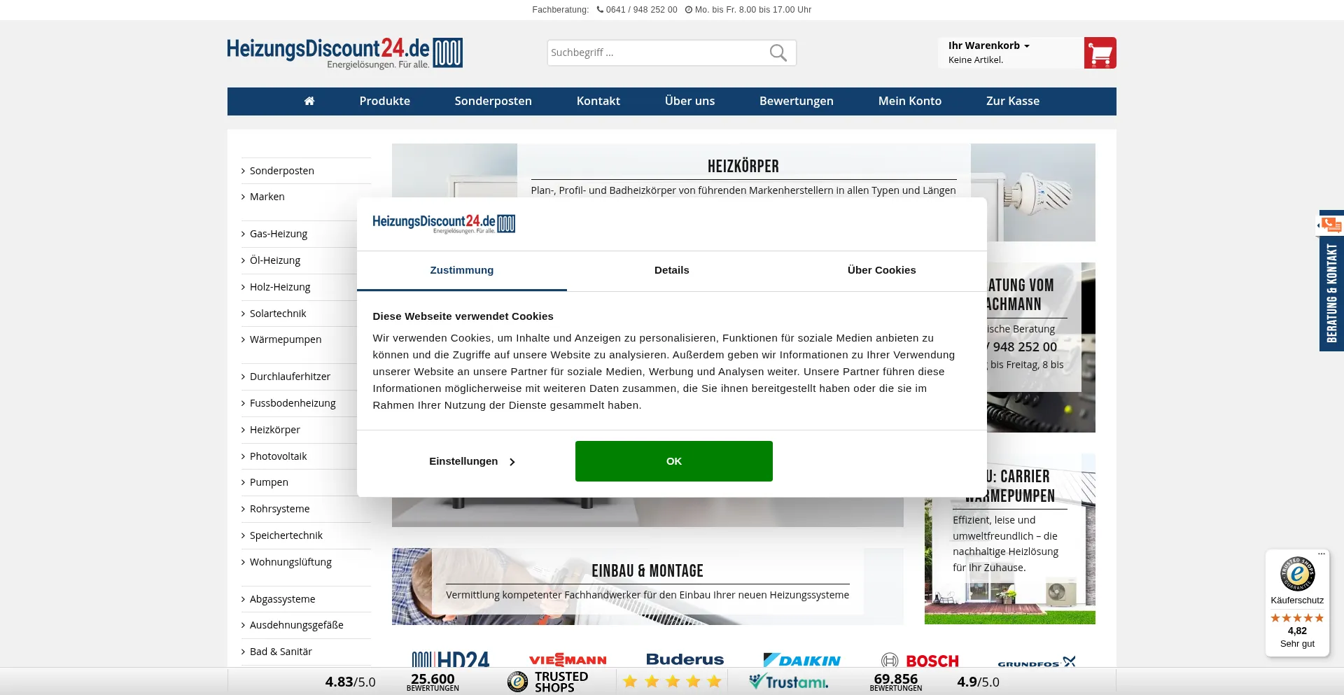 ¿És Seguro y Confiable Heizungsdiscount24.de?