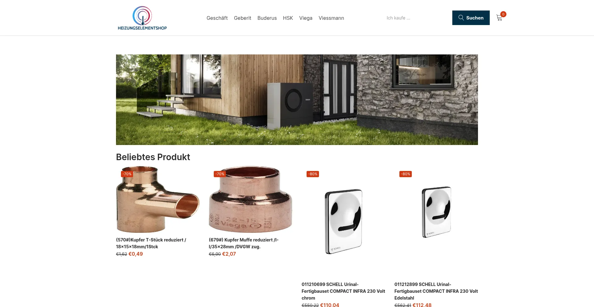 Heizungselementshop.com Screenshot